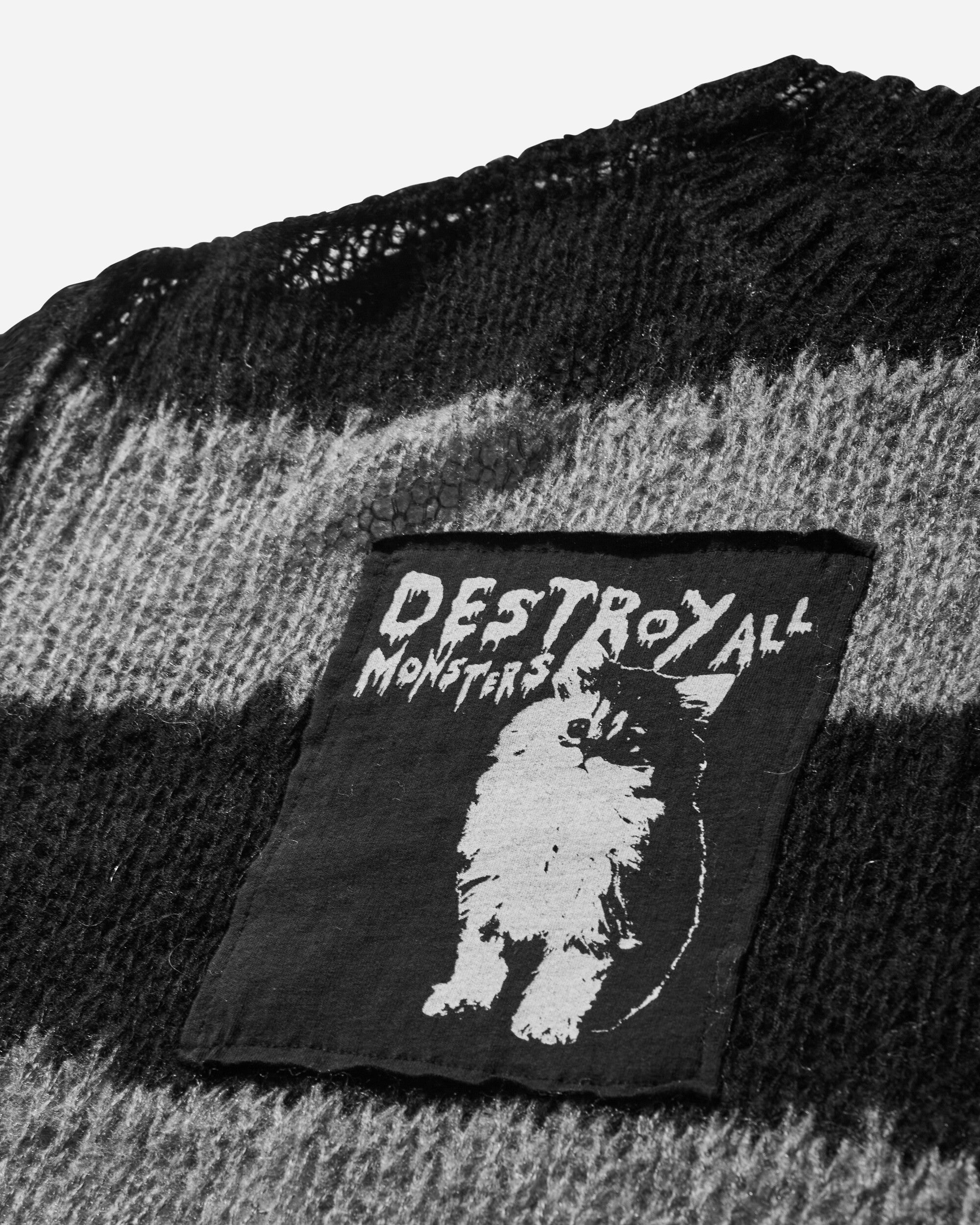 Women's Destroy All Monsters Sweater Grey - 4