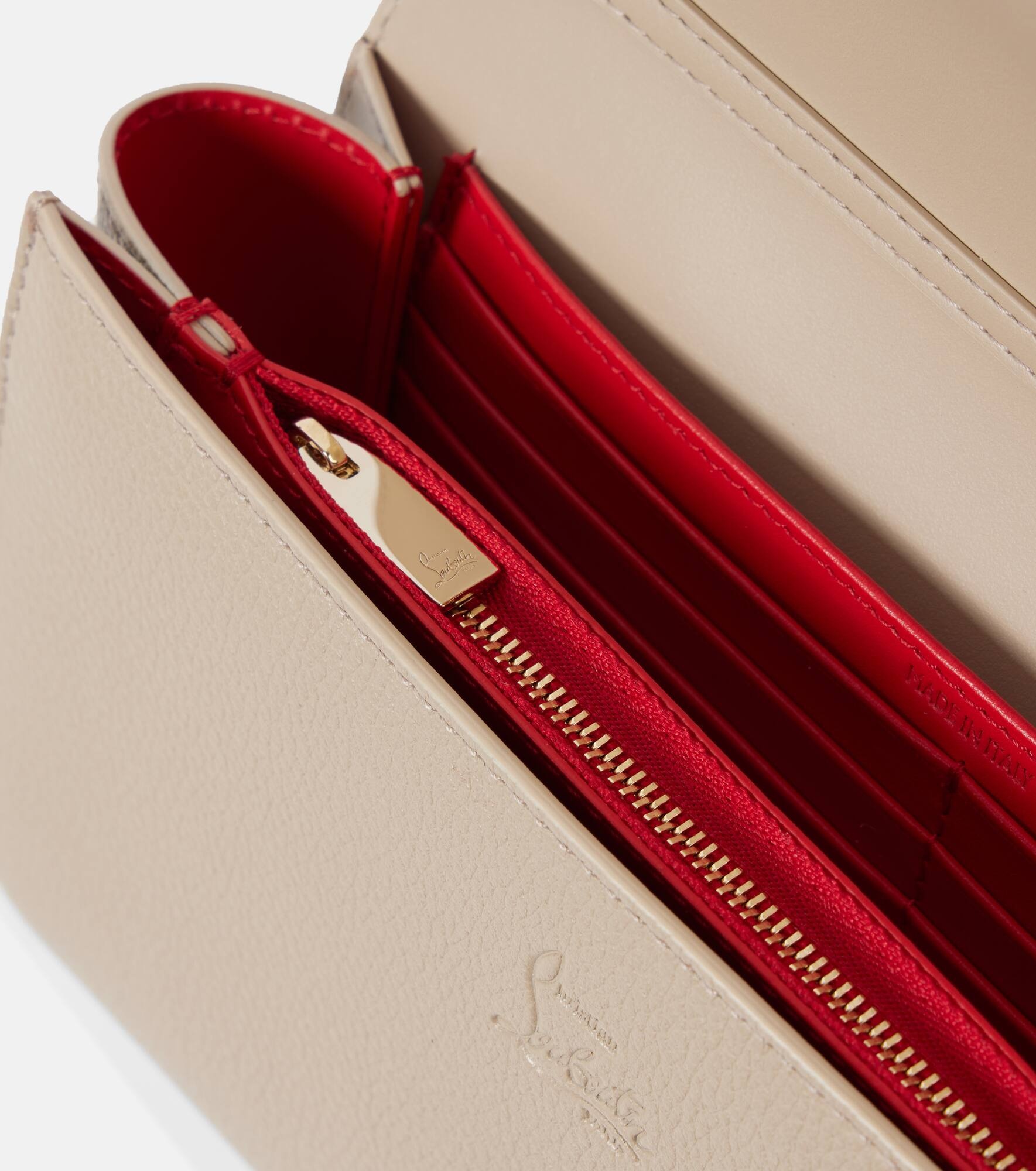 Paloma embellished leather clutch - 3