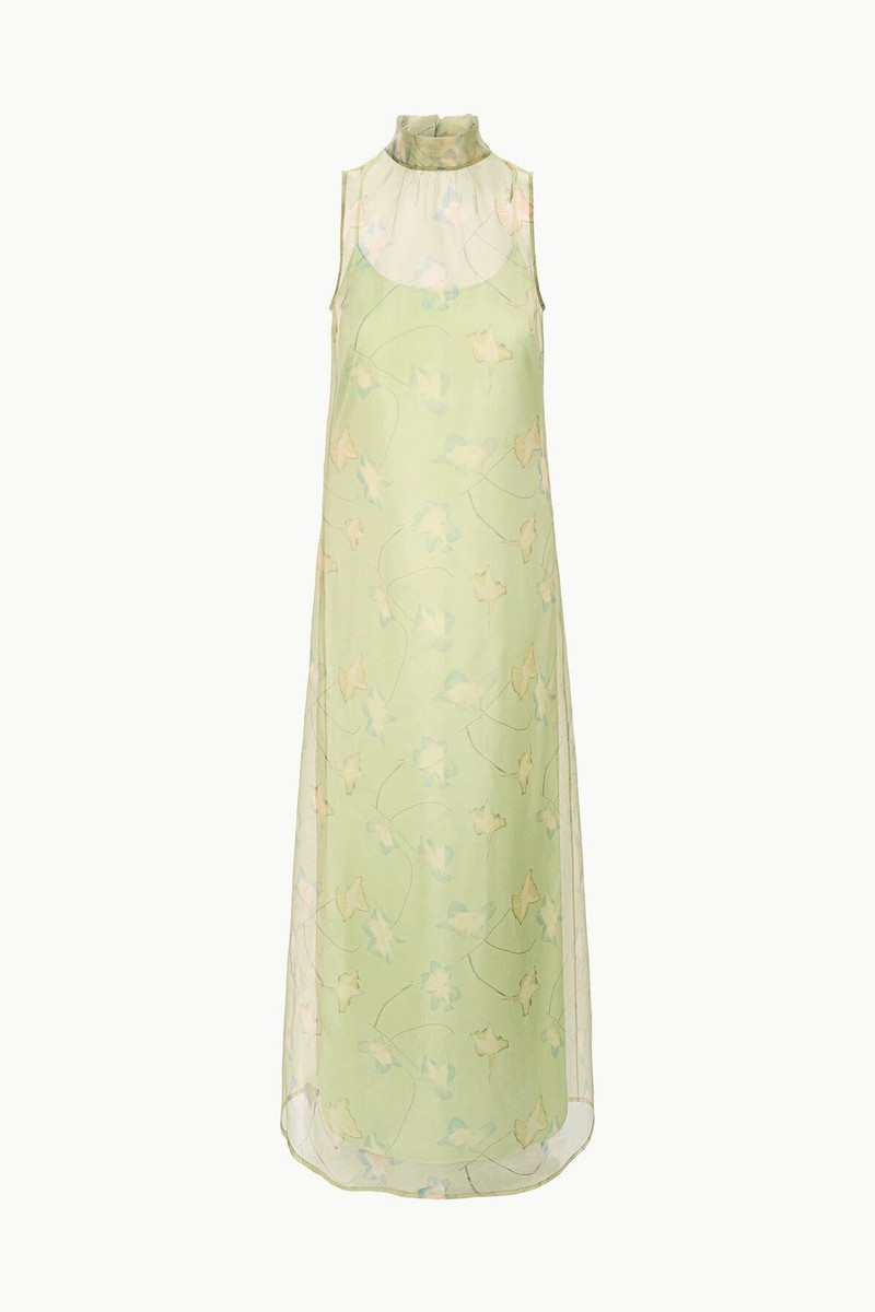 STAUD STAUD ALBEE DRESS BOTANICAL MOSS - R25S2271OP-BTMS | REVERSIBLE