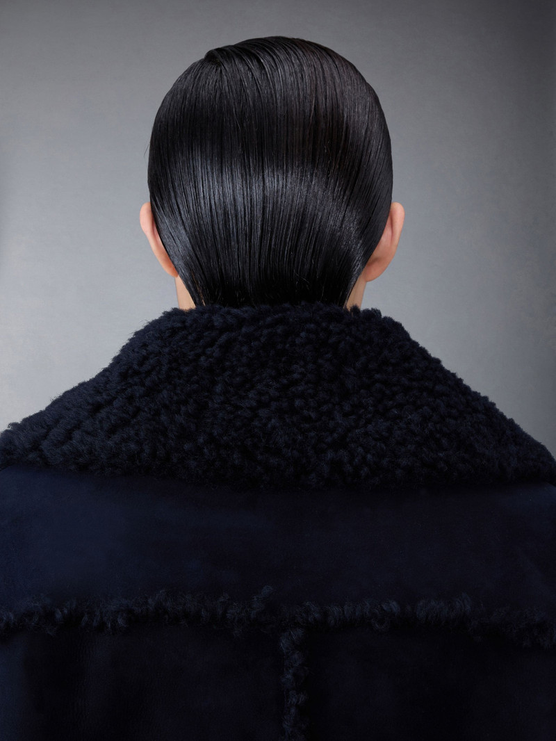 Shearling Pea Coat 4