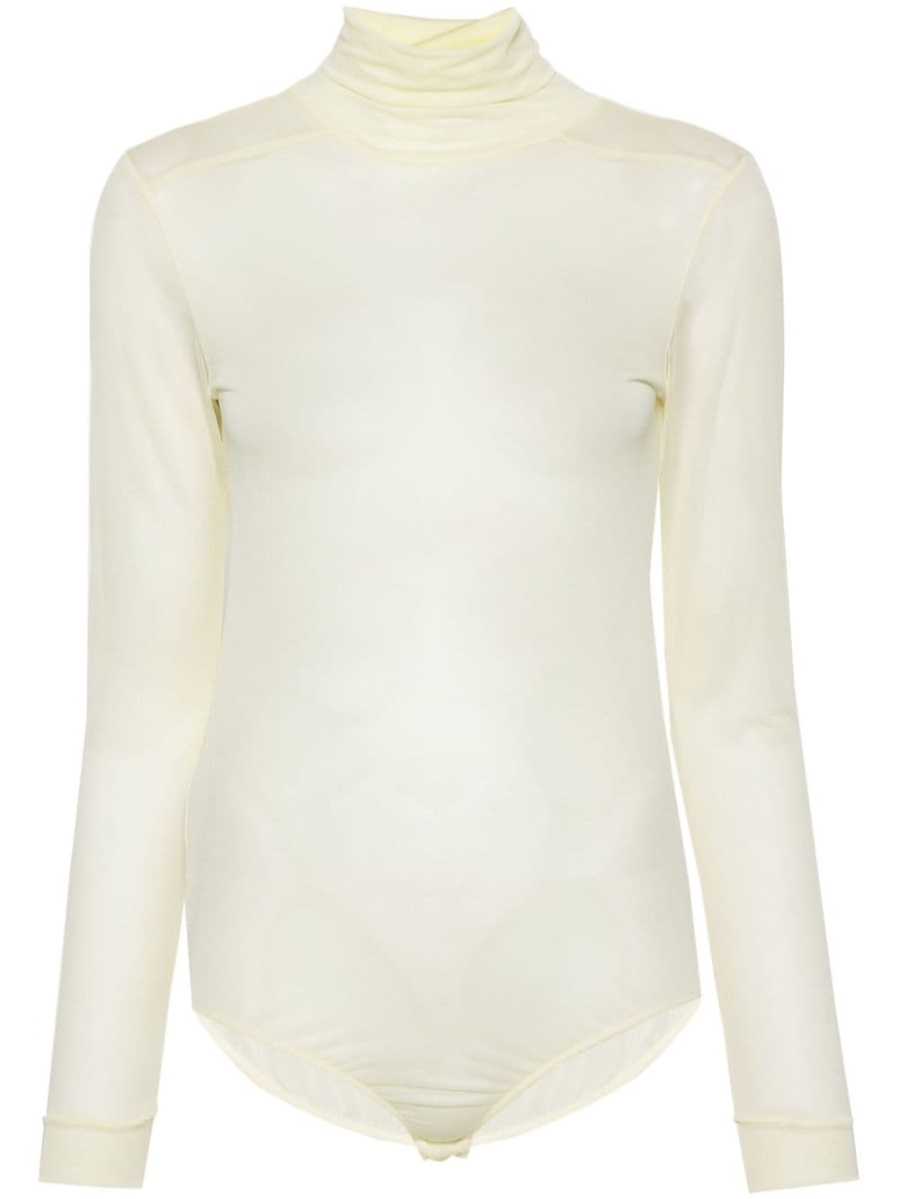 four-stitch sheer bodysuit - 1