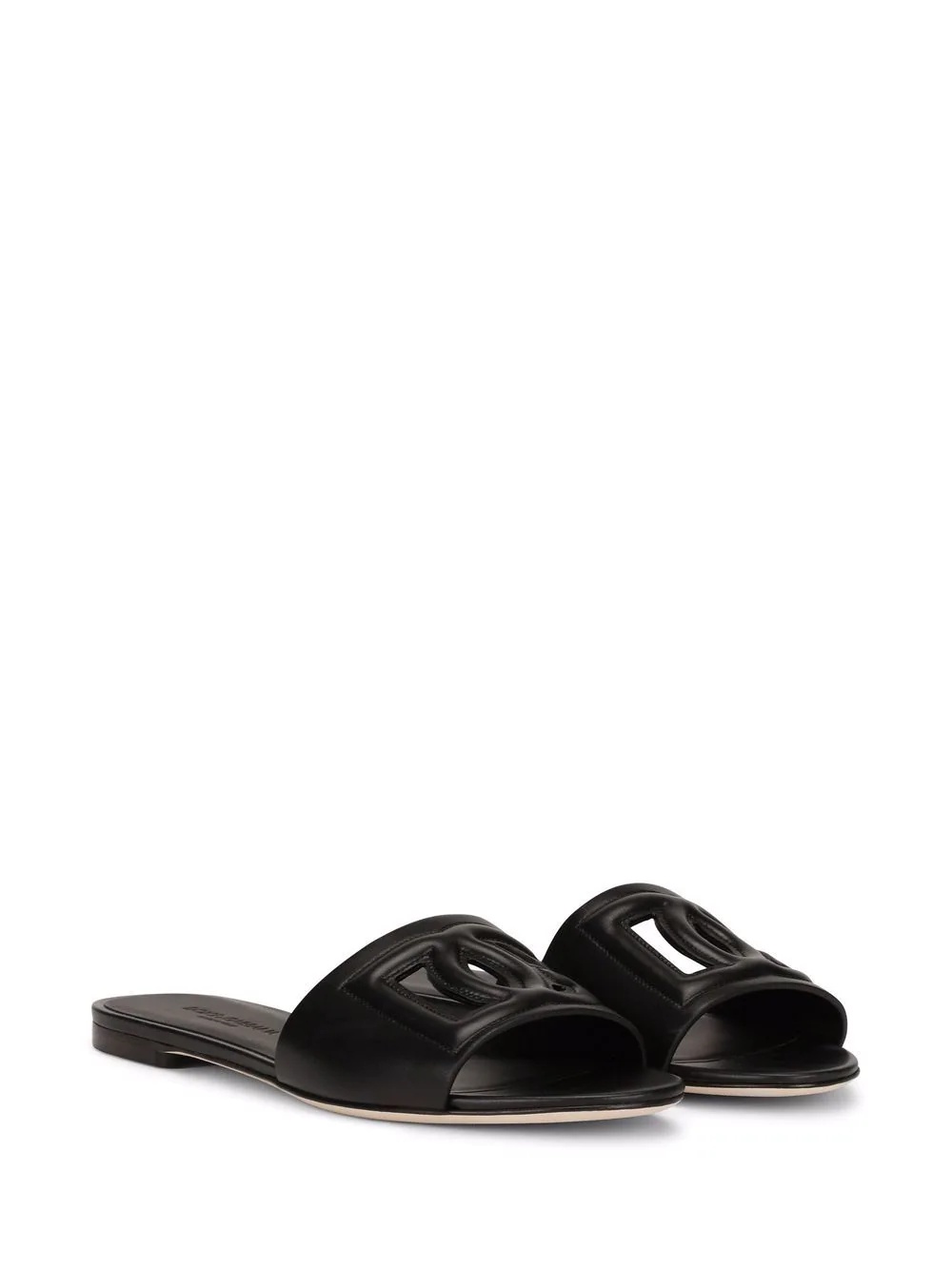 DG Logo leather sandals - 2