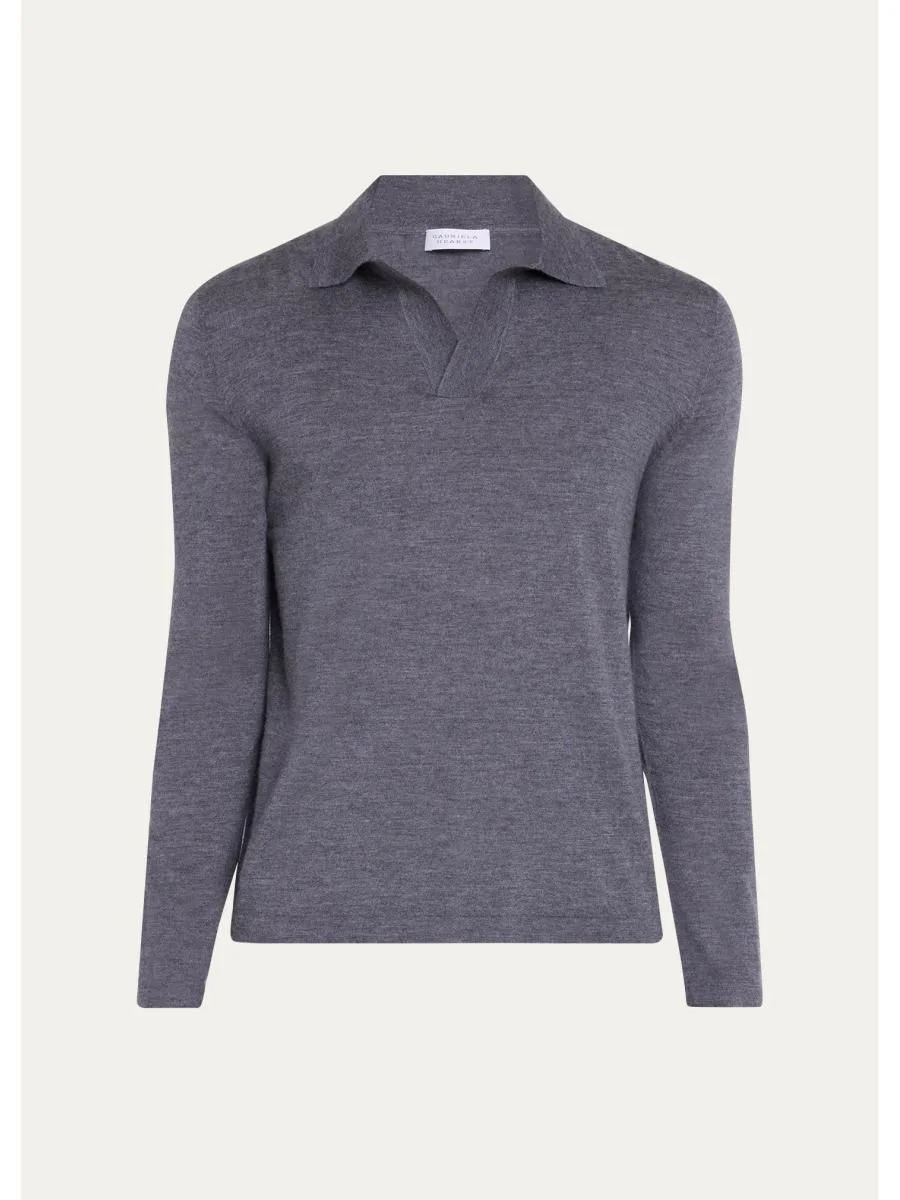 Men's Frome Cashmere Polo Shirt - 1