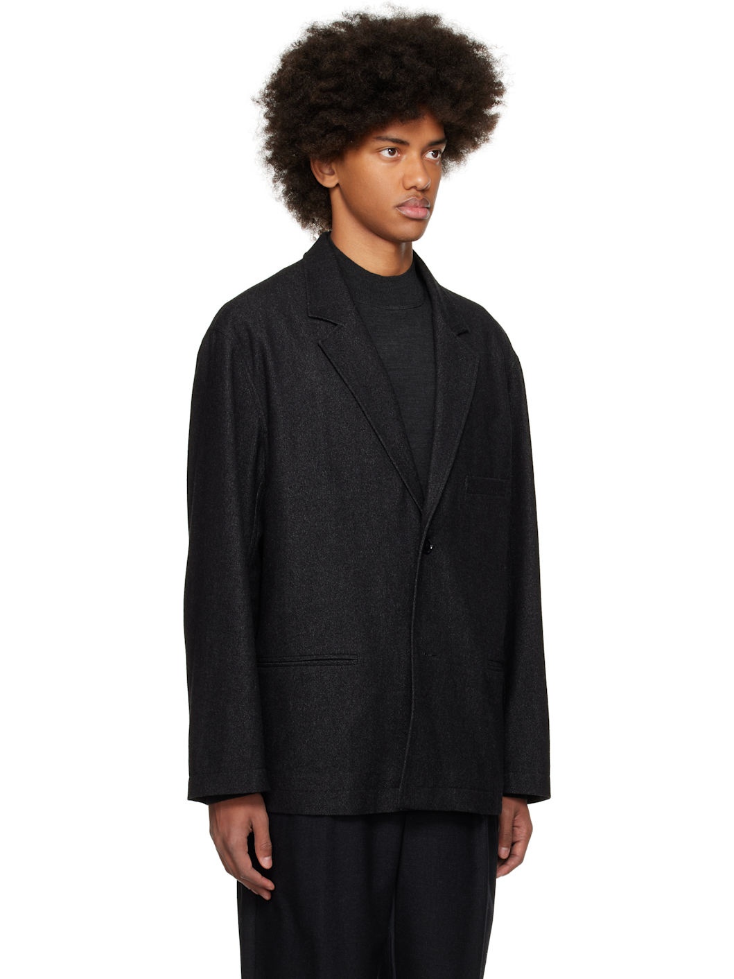 Gray Relaxed SB Workwear Blazer - 2