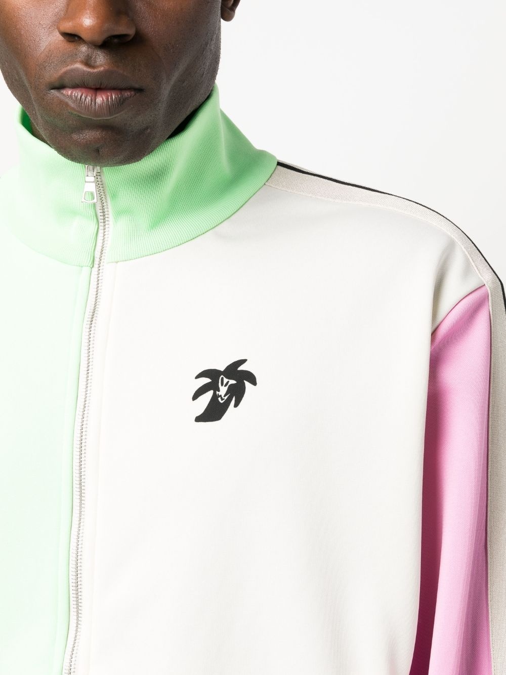 colourblock logo-print track jacket - 6