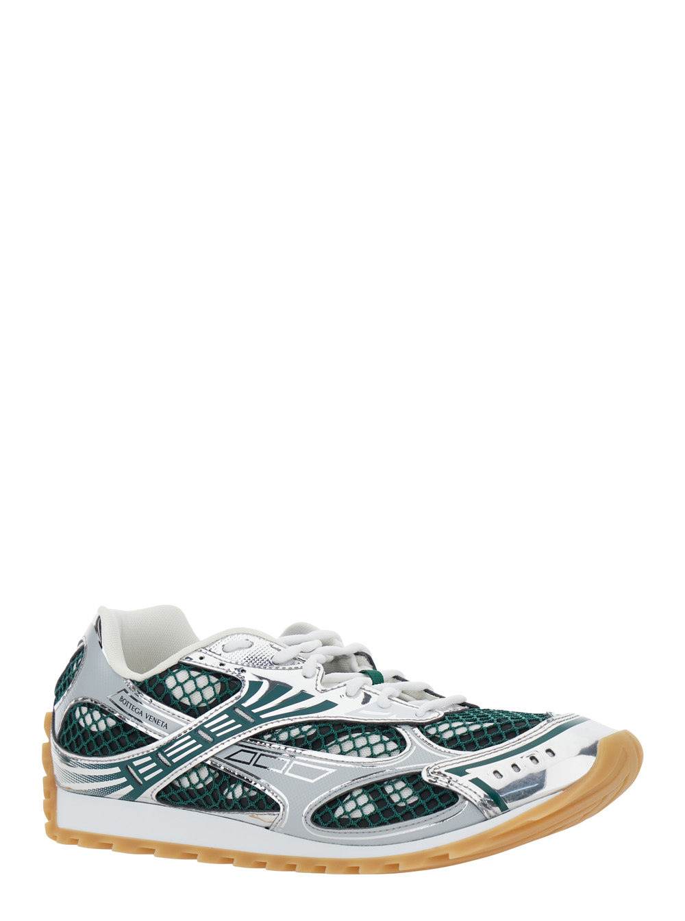 Bottega Veneta Men Orbit Sneaker Technical Fishnet - 2