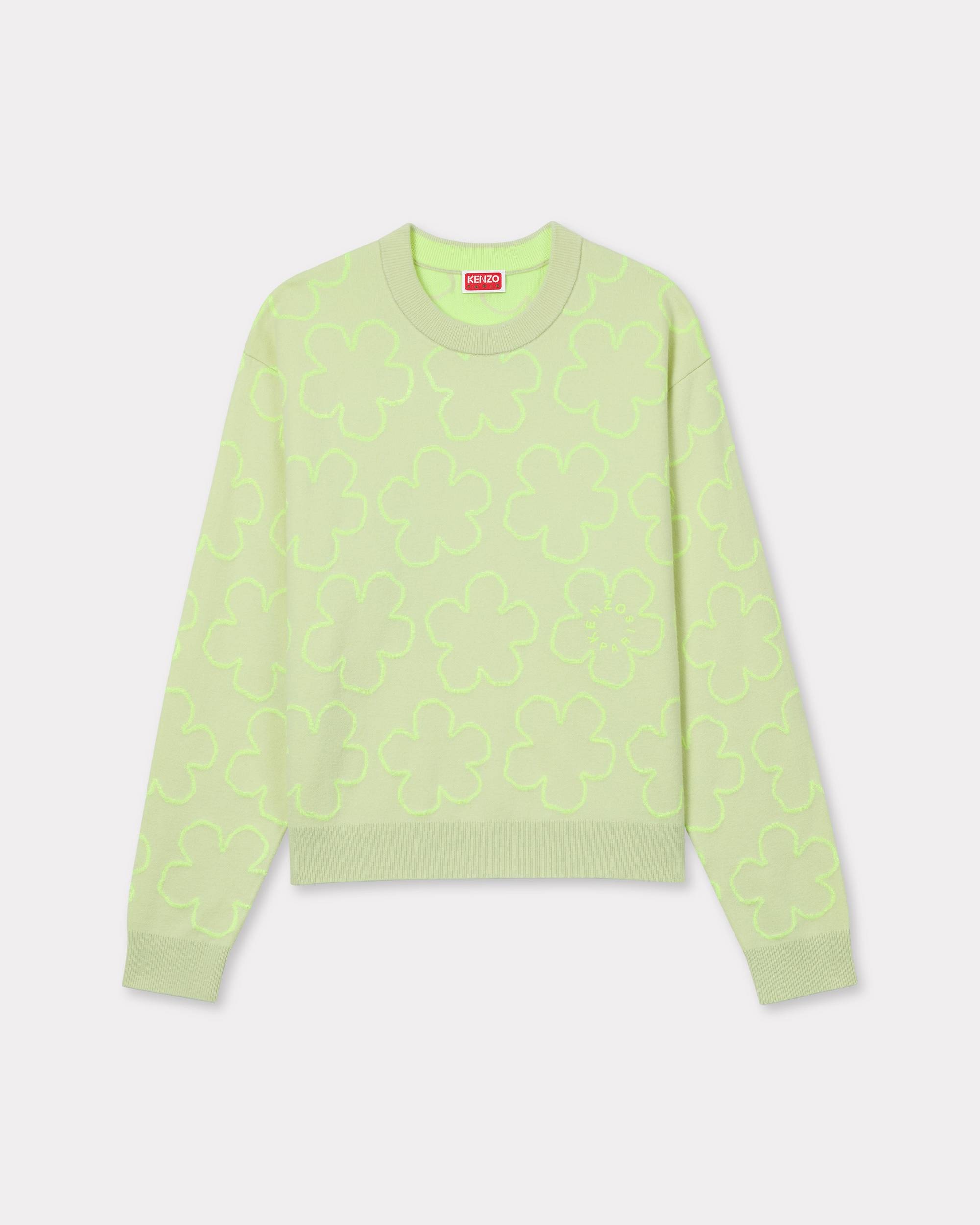 'Hana Dots' embroidered jumper in wool, cotton and viscose - 1