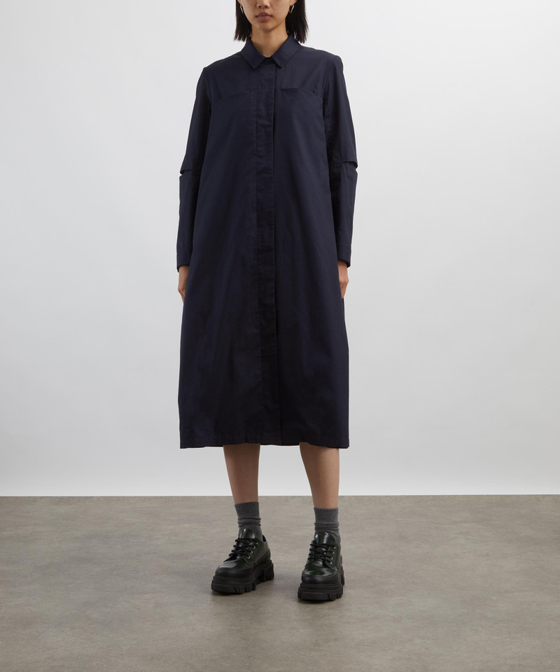 YMC Ymo Navy Shirt Dress outlook