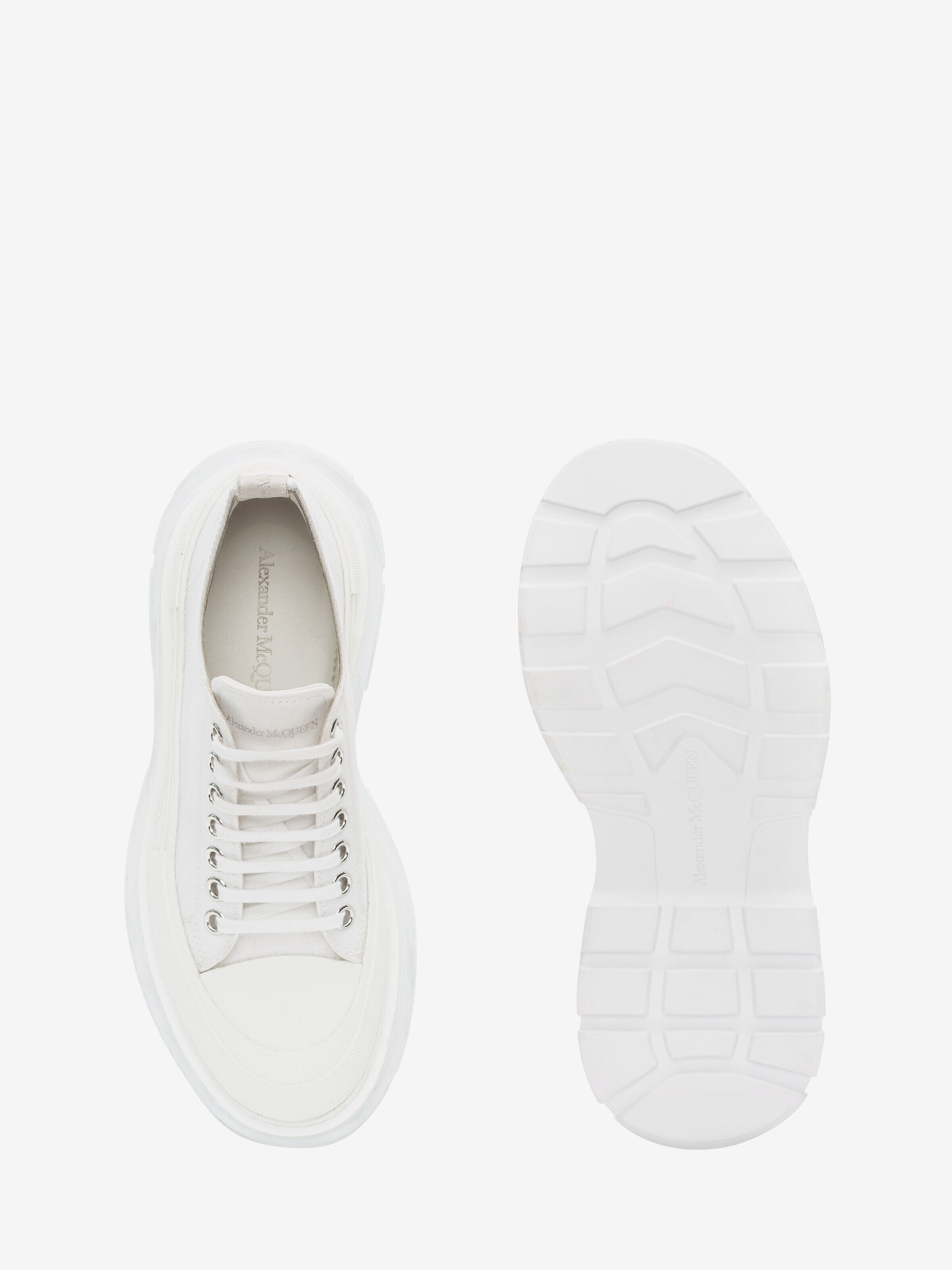 Women's Tread Slick Lace Up in White - 4