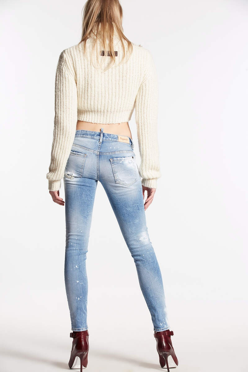 DSQUARED2 LIGHT RIPPED WASH JENNIFER JEANS outlook