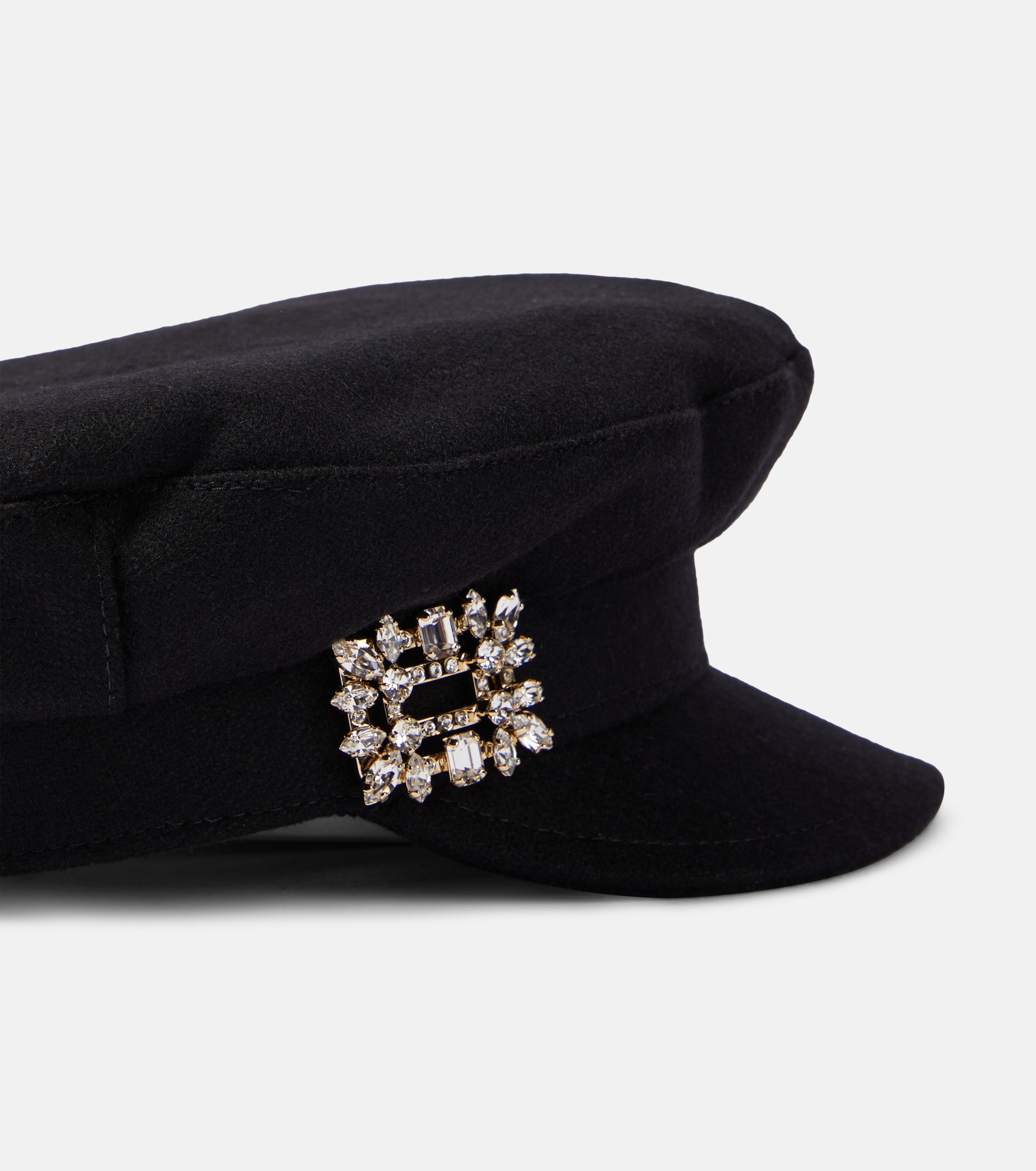 Embellished wool-blend hat - 3