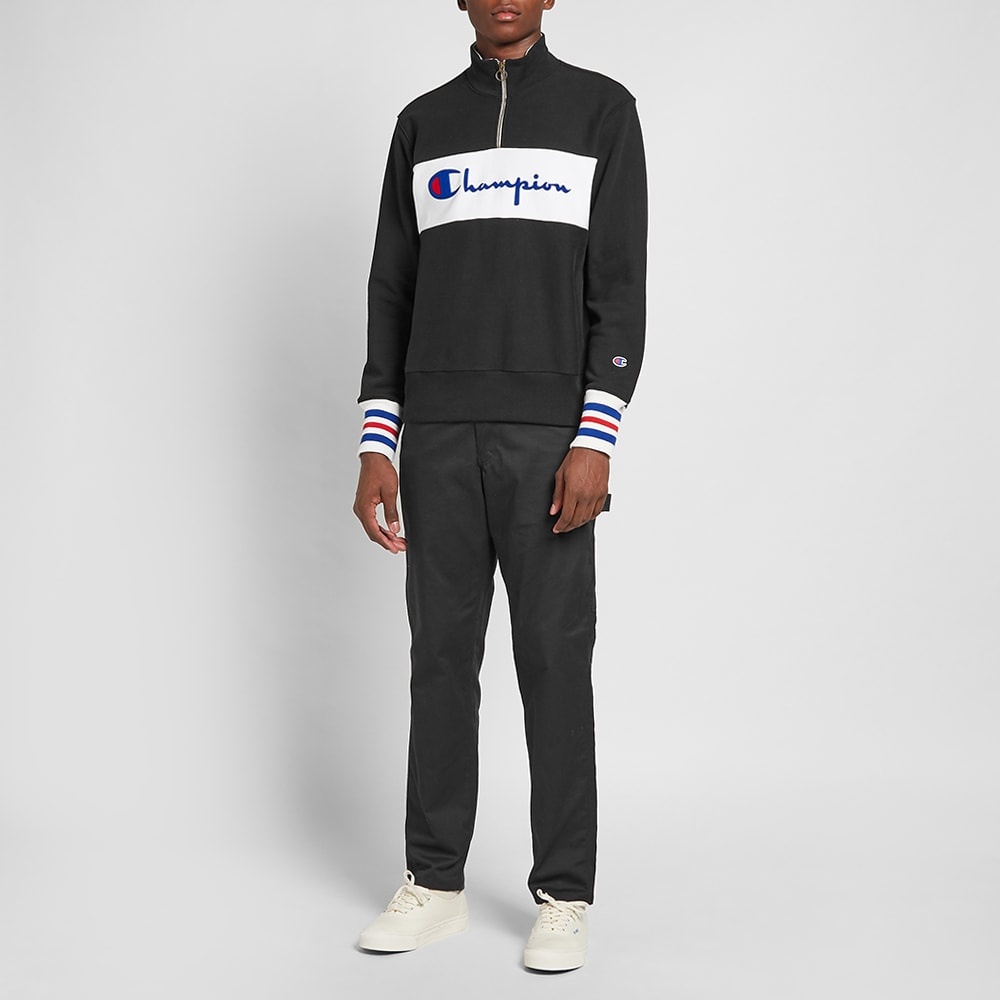 Champion Reverse Weave Big Script Block Half Zip Sweat - 6