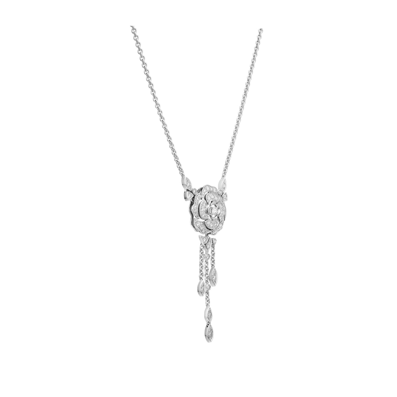 Bouton de Camélia transformable necklace - 3