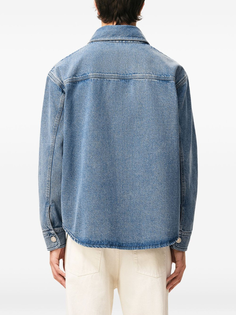 Ami De Coeur patch denim overshirt 4