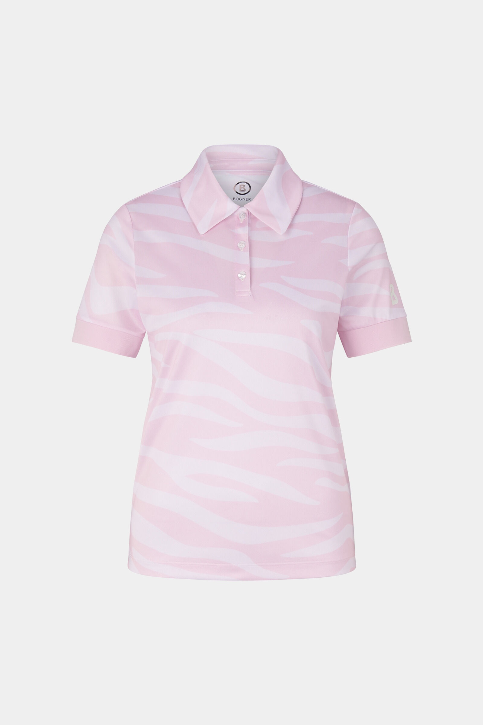 Calysa functional polo shirt in Pink - 1