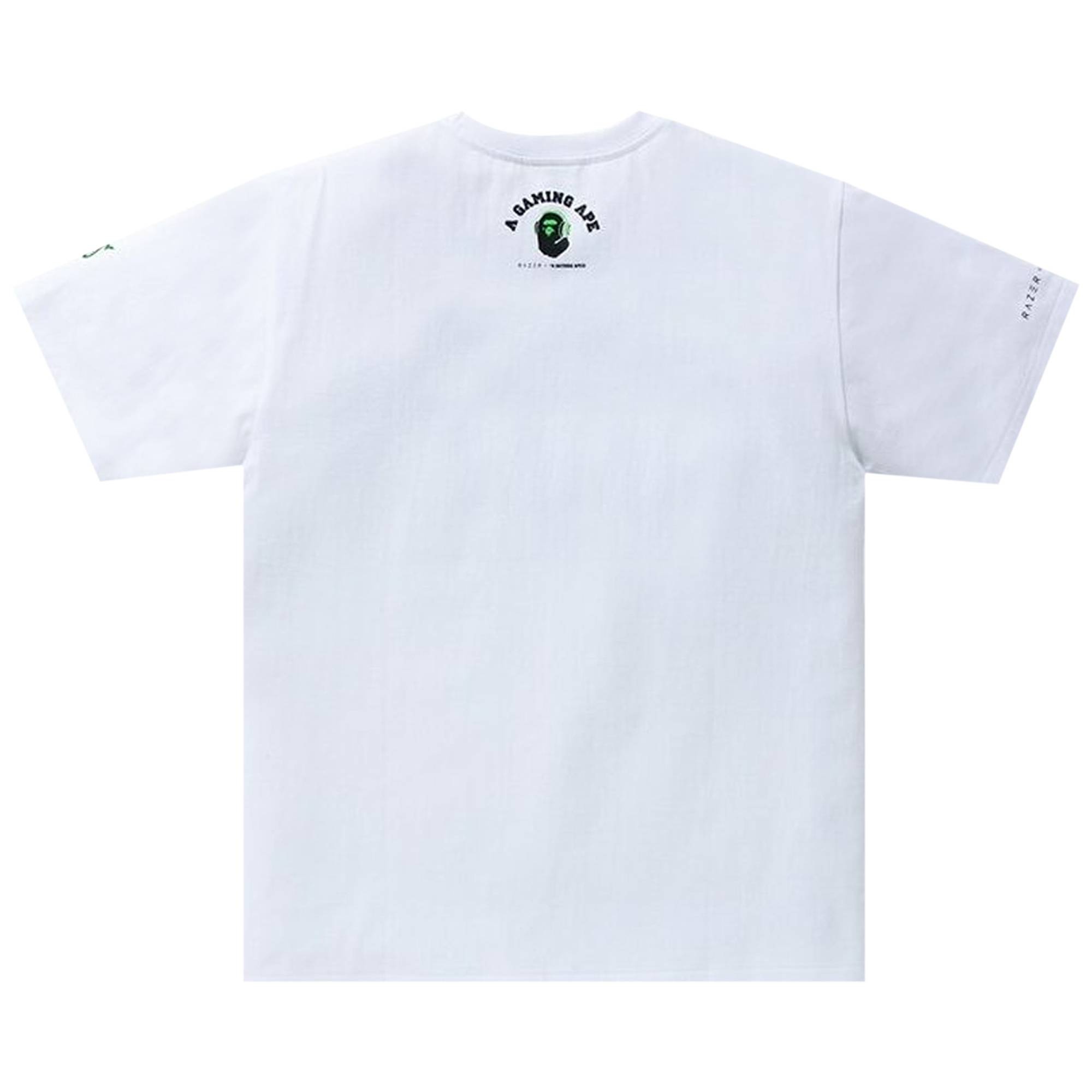 A BATHING APE® BAPE x Razer Tee 'White' REVERSIBLE - Main Image