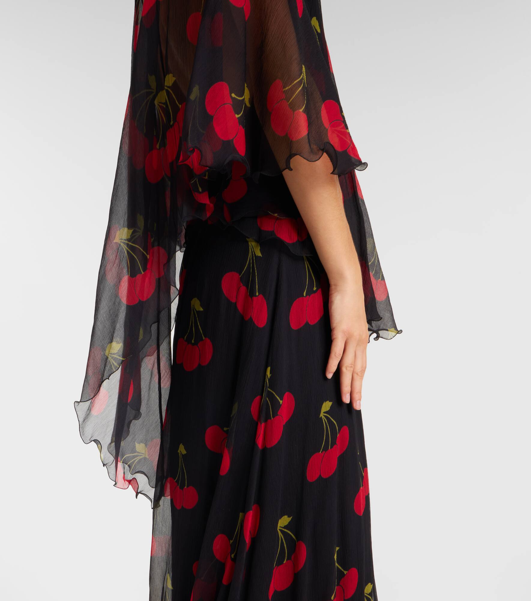 Creponne Chiffon gown - 5