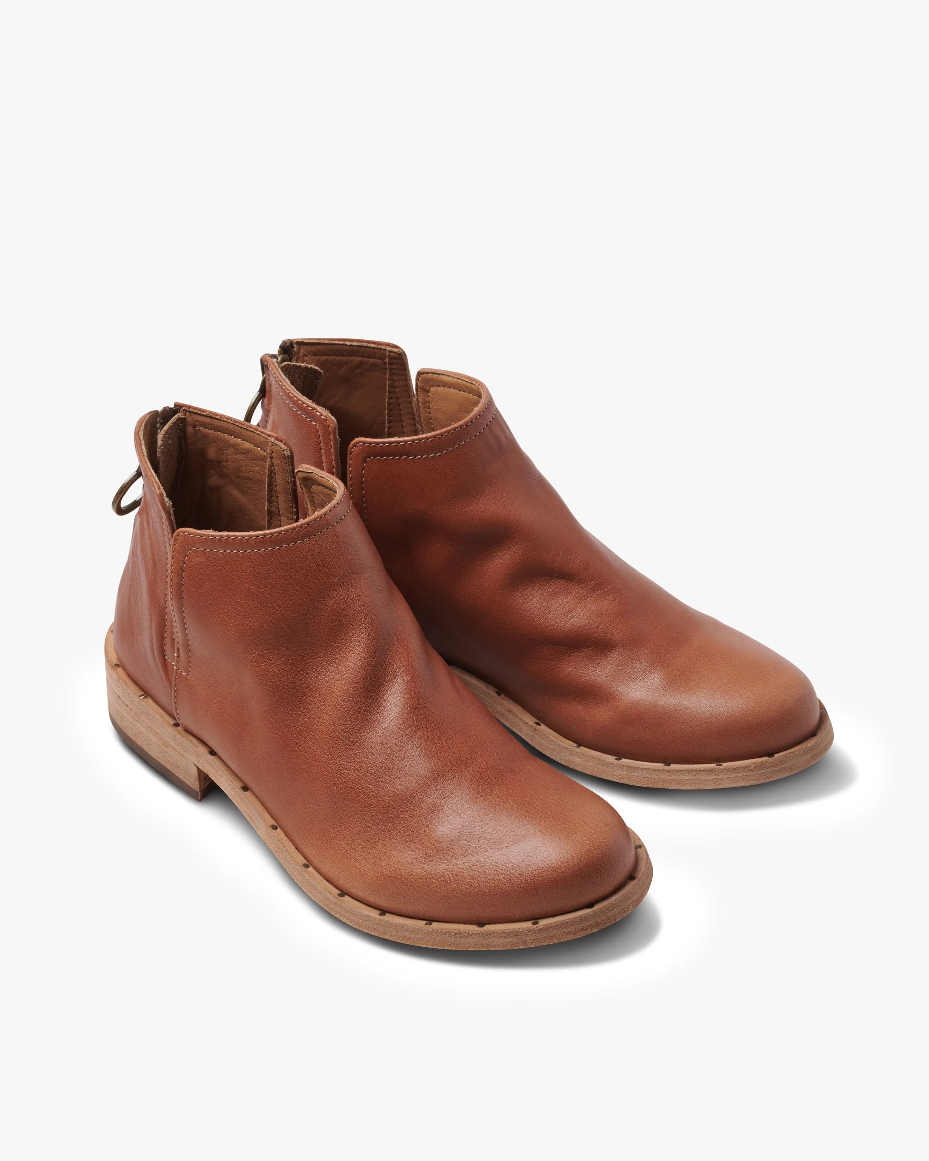 Falcon Leather Ankle Bootie - 1