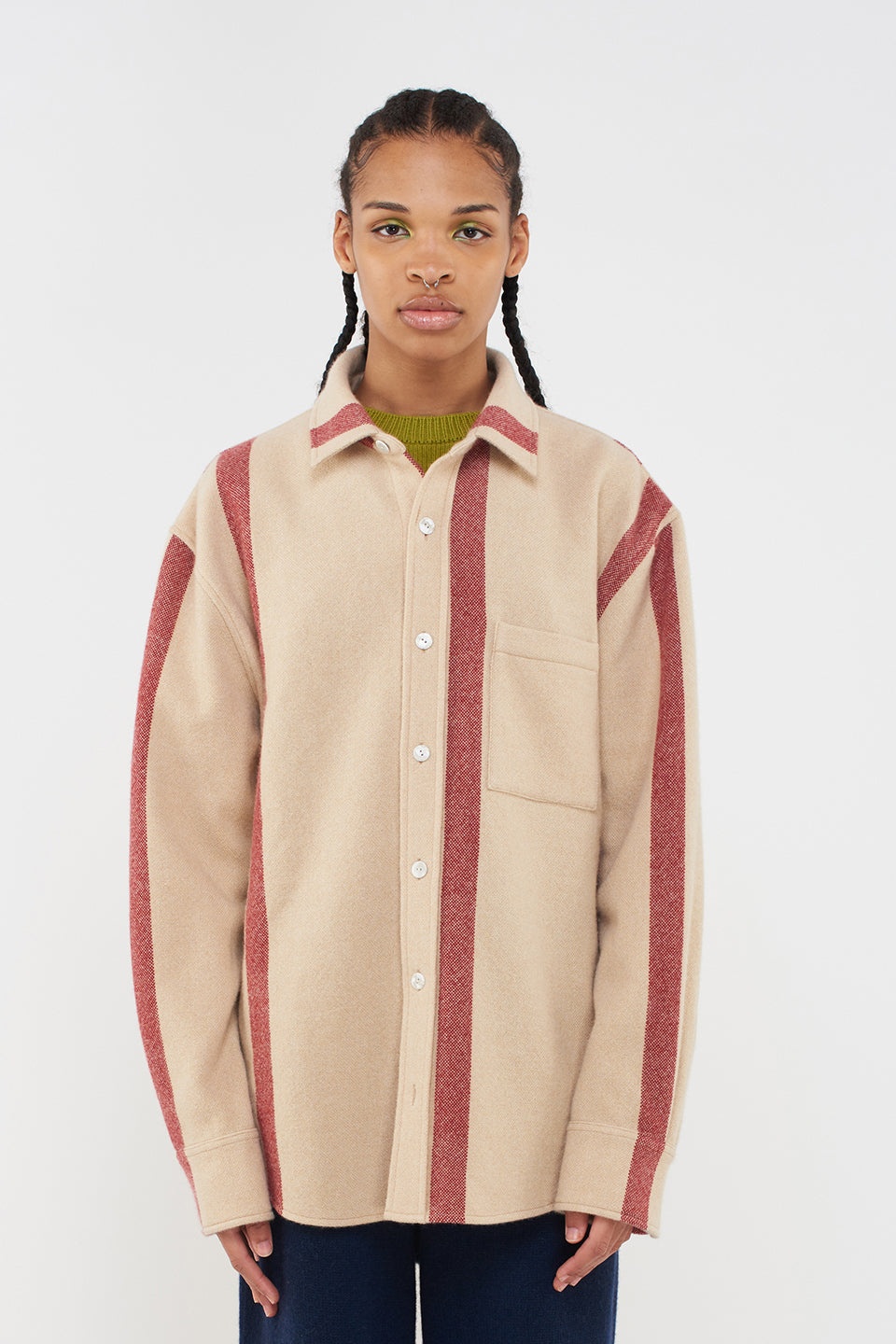 PEPPERMINT STRIPE OVERSHIRT - 3