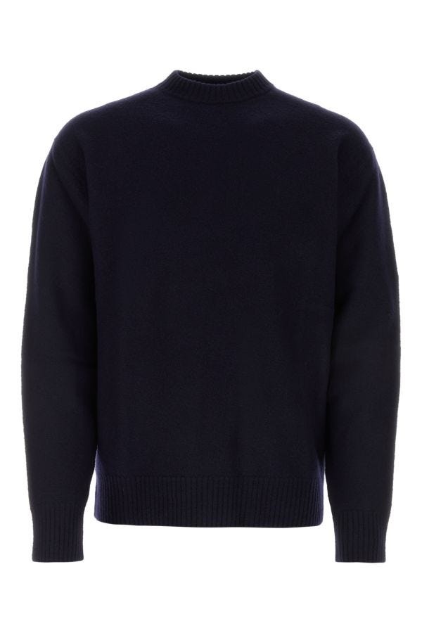 Midnight blue wool sweater - 1