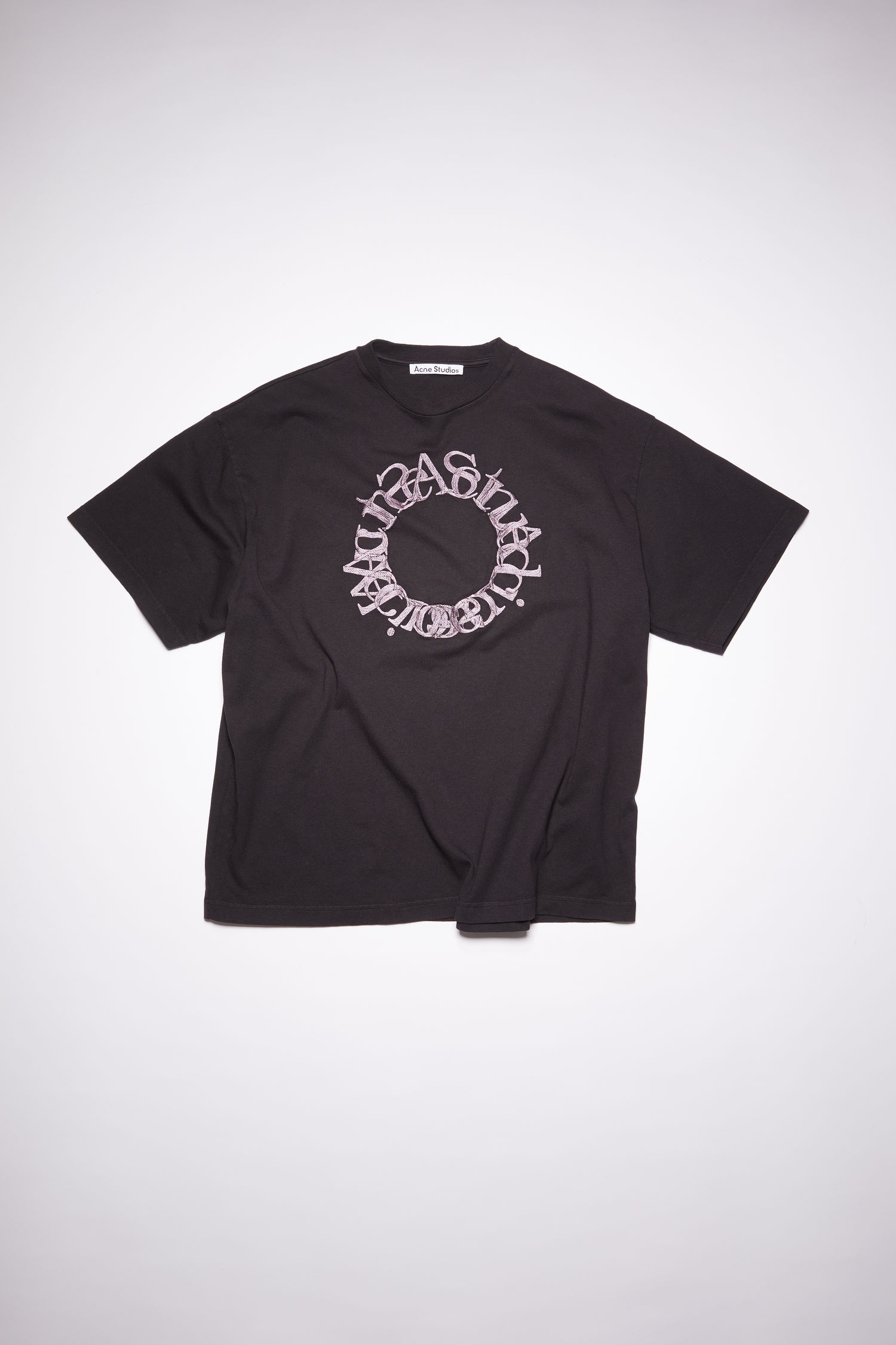 Cotton logo t-shirt - Black - 1