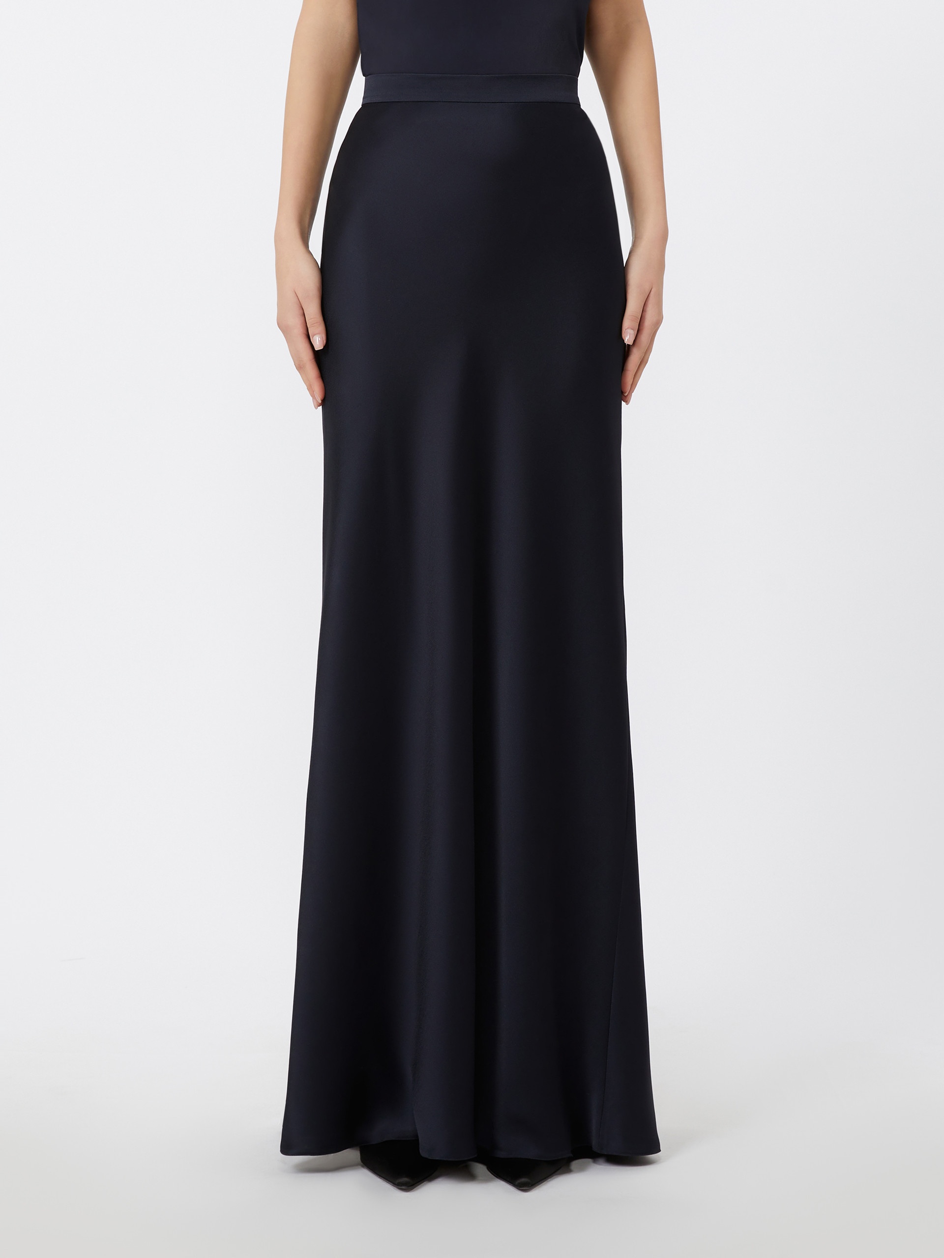 RIMINI Flowing envers satin skirt - 3