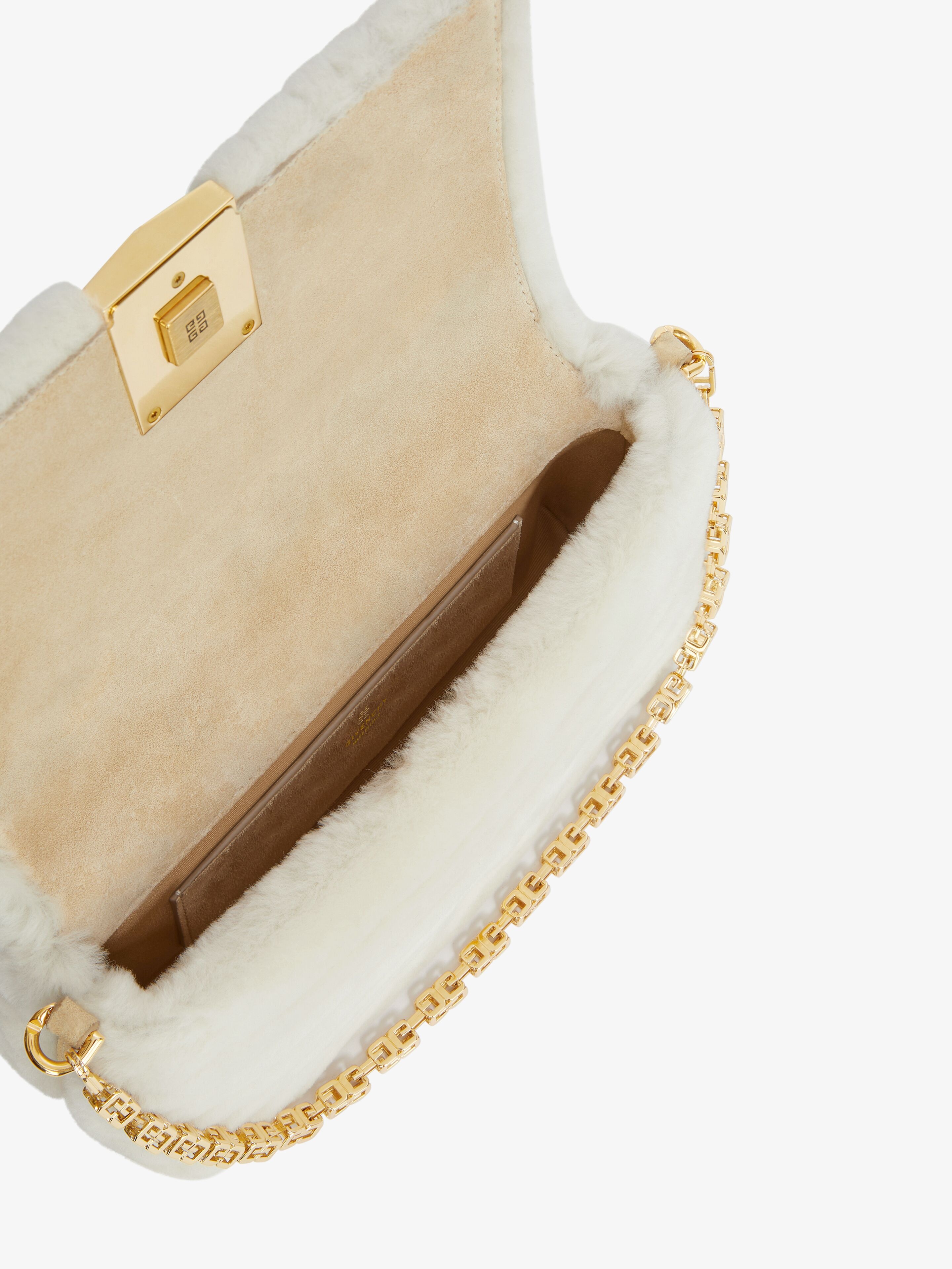 SMALL 4G SOFT BAG IN SHEARLING - 6