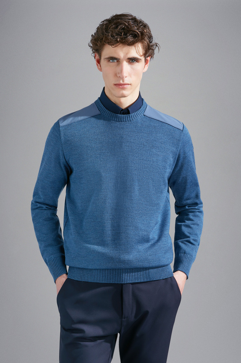 WOOL SWEATER WITH TYPHOON® INSERTS 6