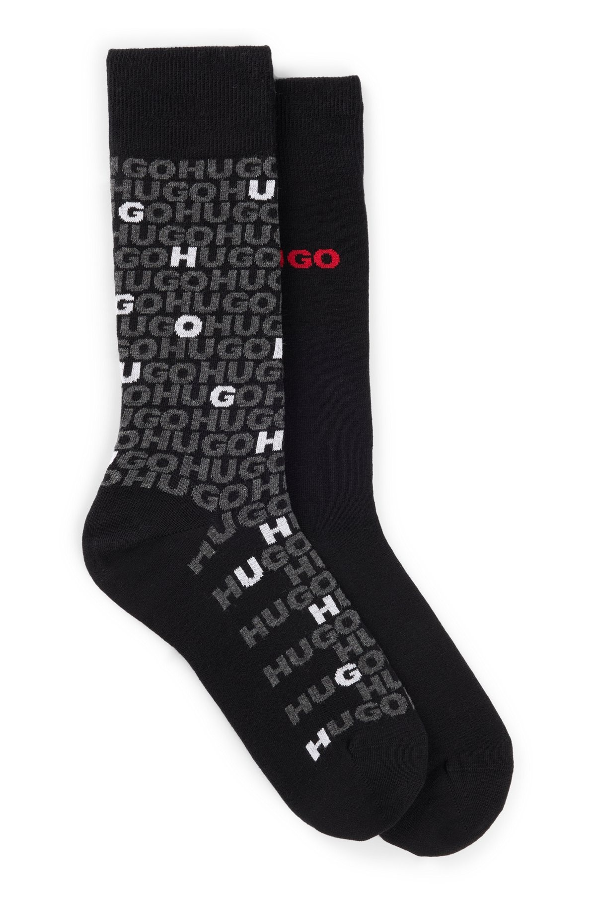 TWO-PACK OF REGULAR-LENGTH SOCKS WITH LOGO DETAILS - 1