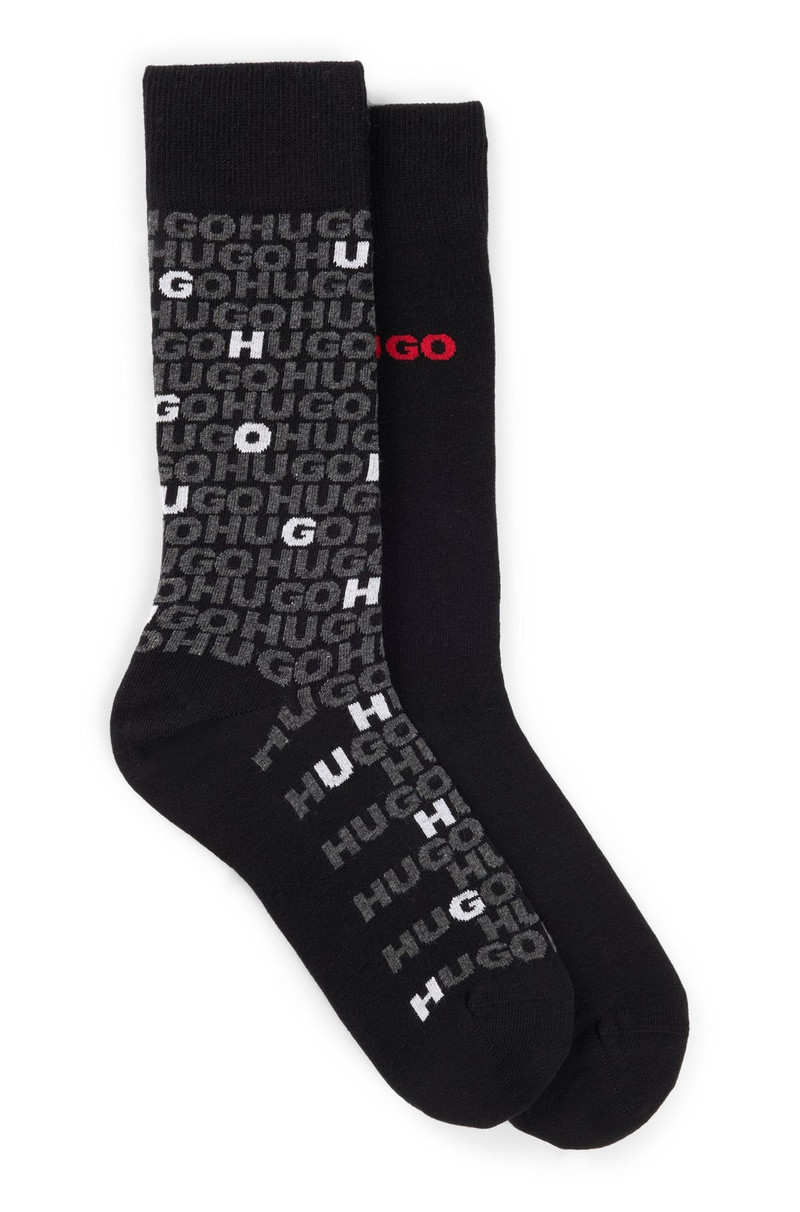 TWO-PACK OF REGULAR-LENGTH SOCKS WITH LOGO DETAILS 1