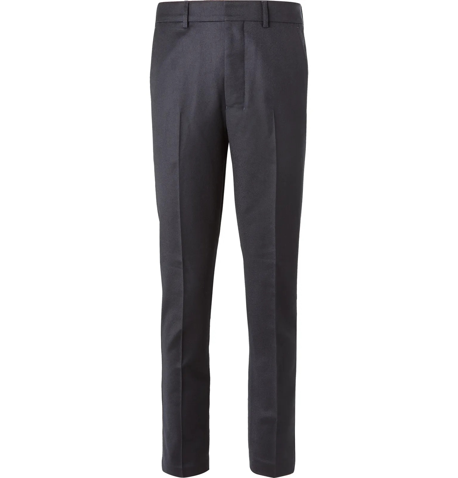 Tapered Wool Trousers - 1