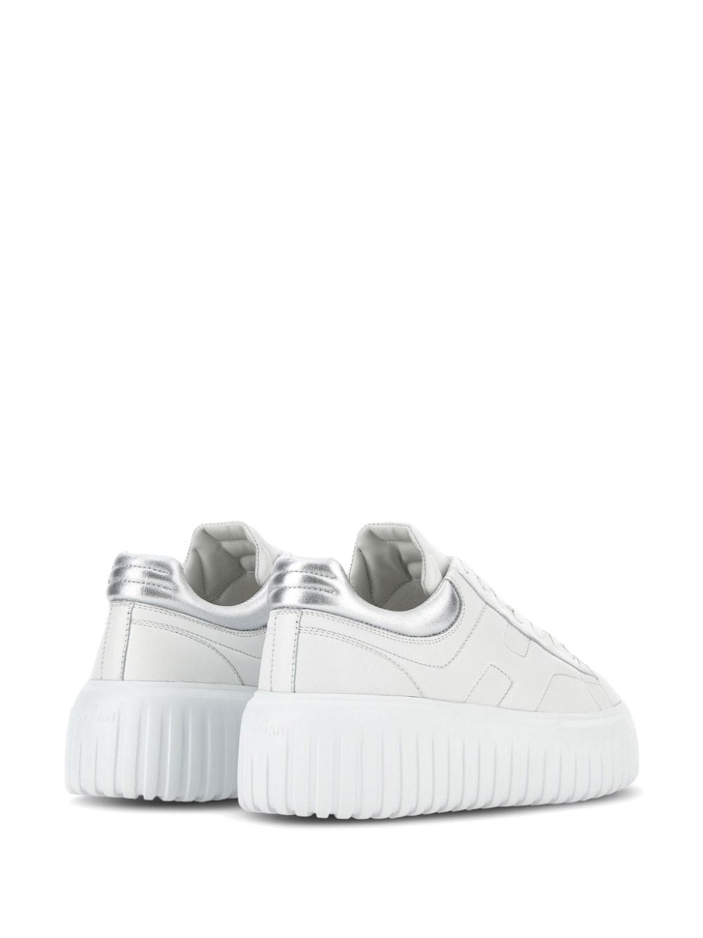H-Stripes lace-up leather sneakers - 3