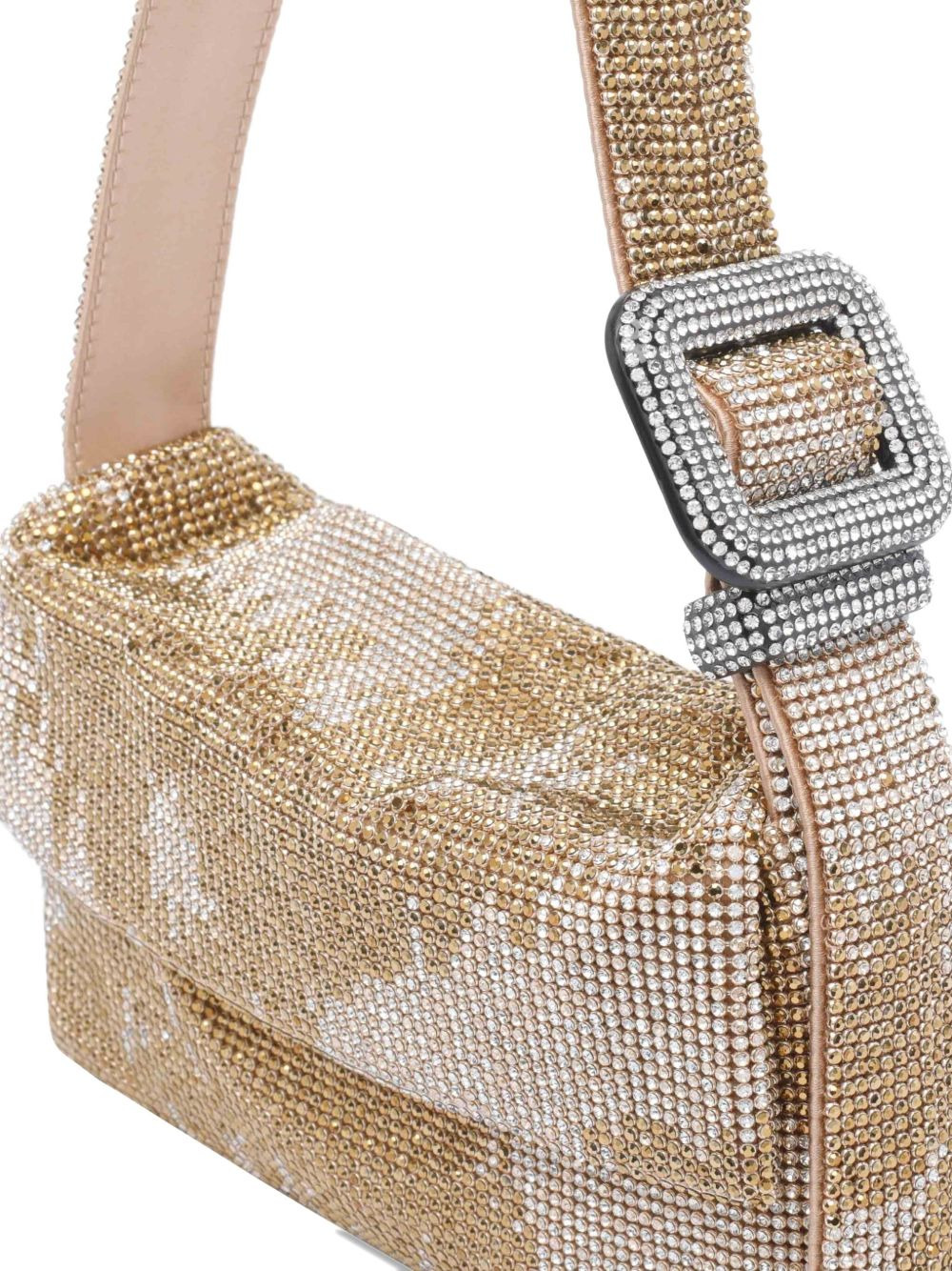 strass-embellished mini bag - 4