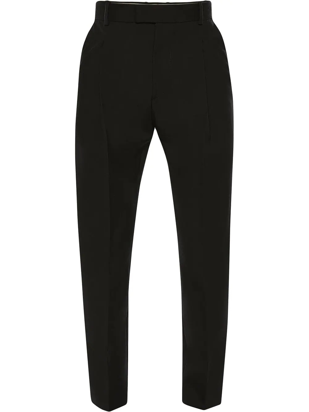 tailored satin-panel trousers - 1