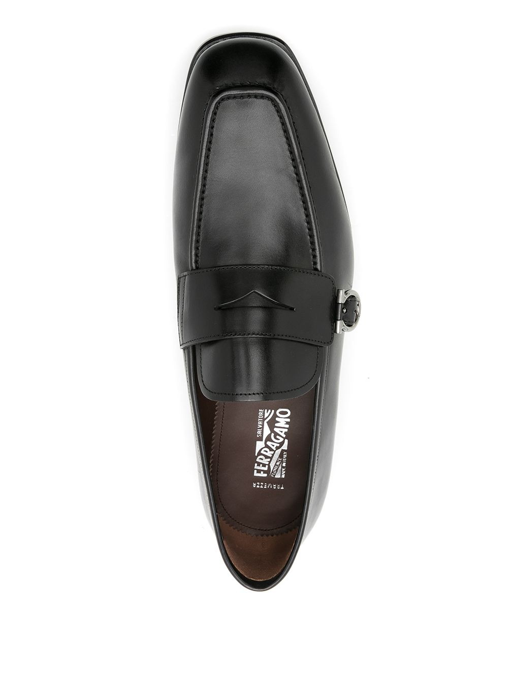 leather penny loafers - 4