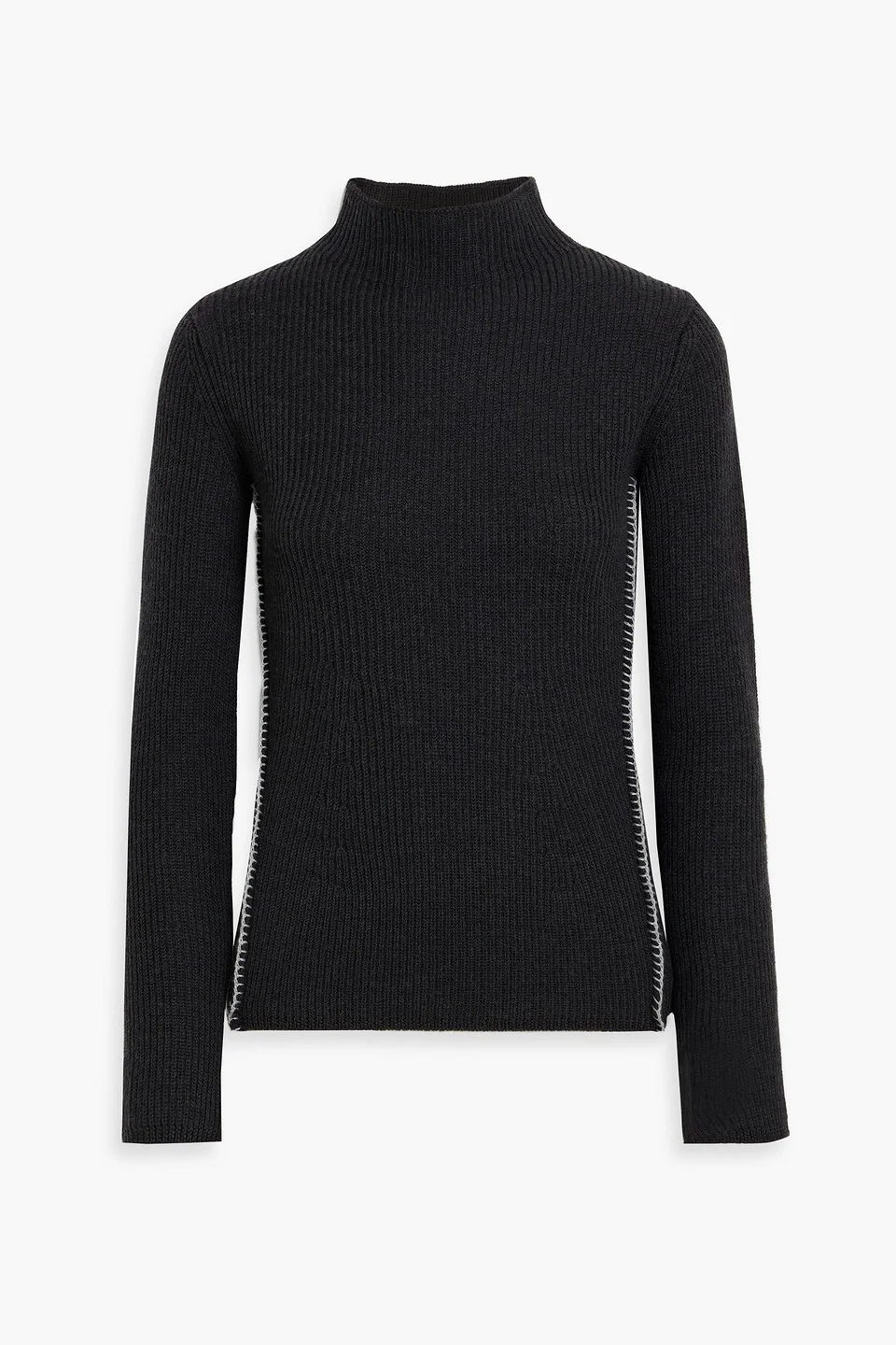 Brianza ribbed wool turtleneck sweater - 1