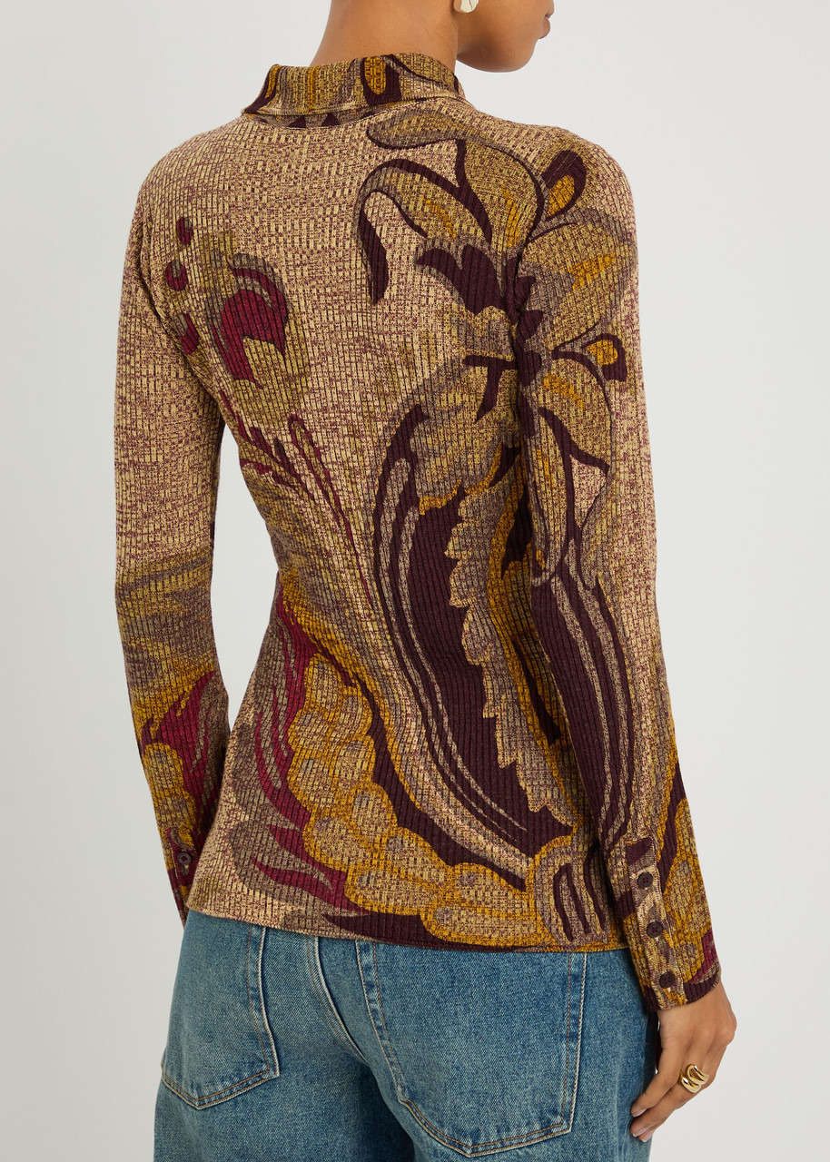 Etro Floral-print Wool Shirt - 3