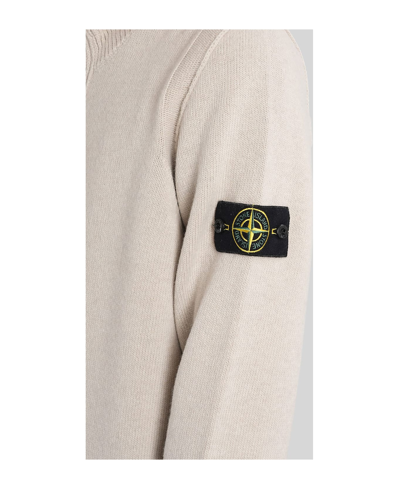 Knitwear In Beige Wool - 5