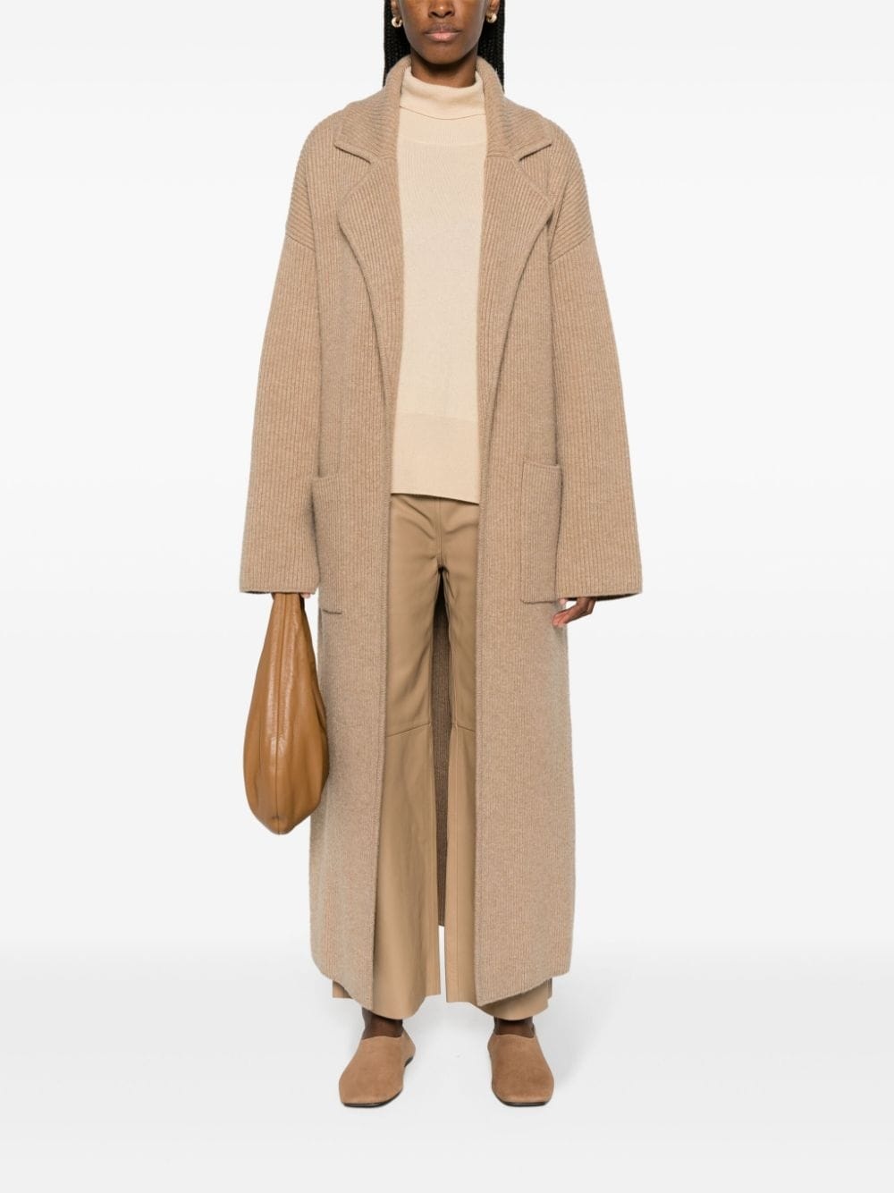 Wool blend cardigan coat - 2