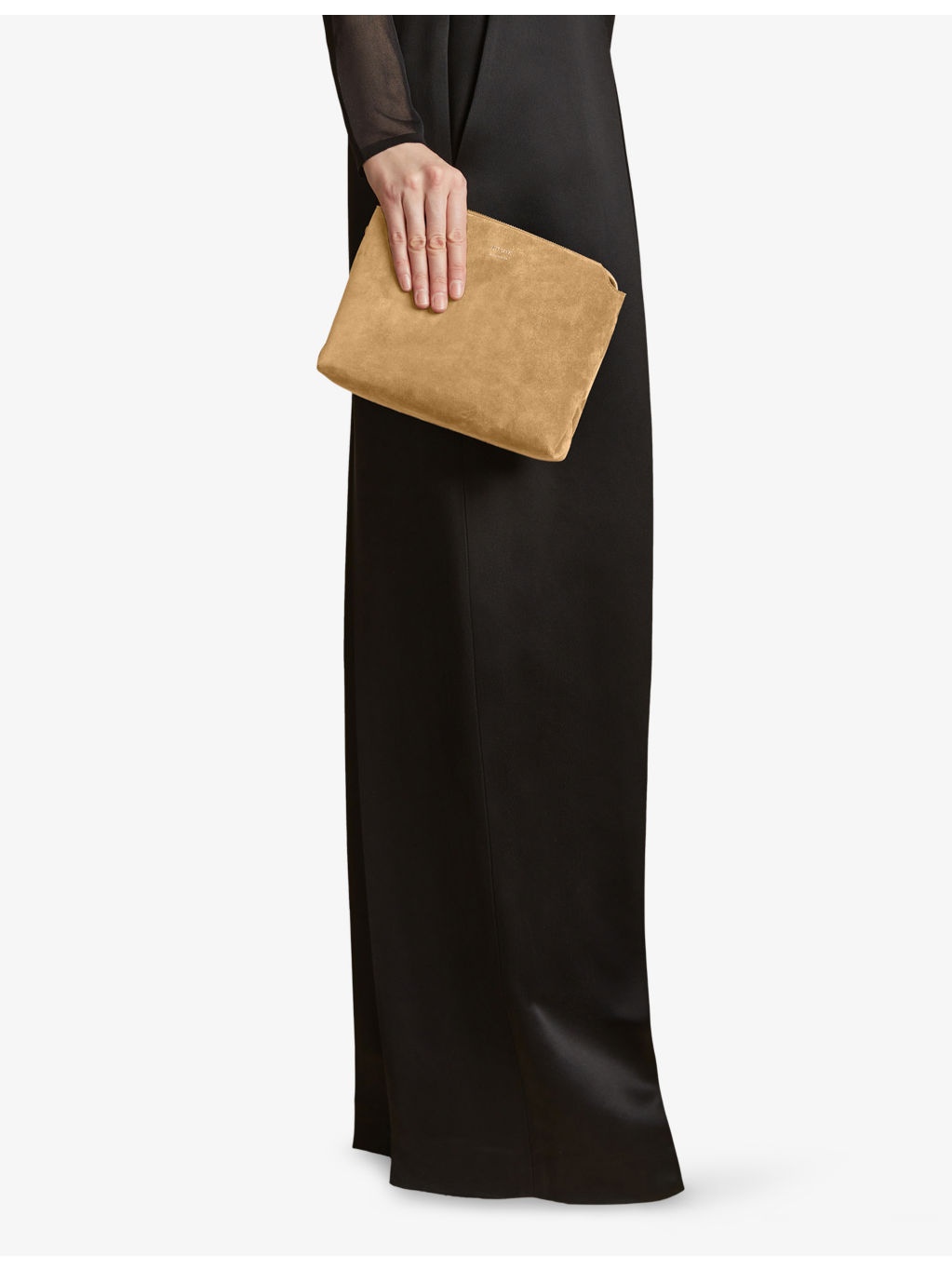 Lina Medium Suede Cross-Body Bag - 2