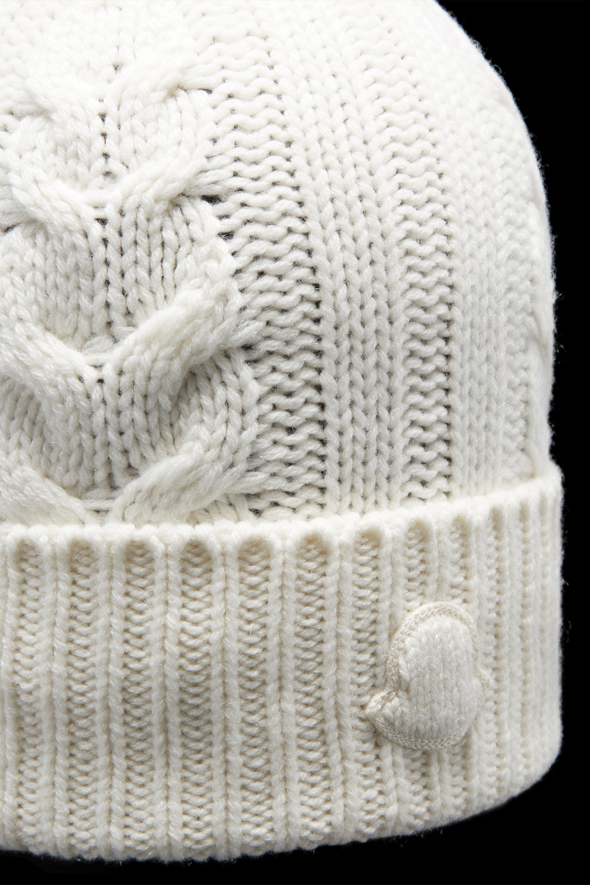 Cable Knit Cashmere Beanie - 3