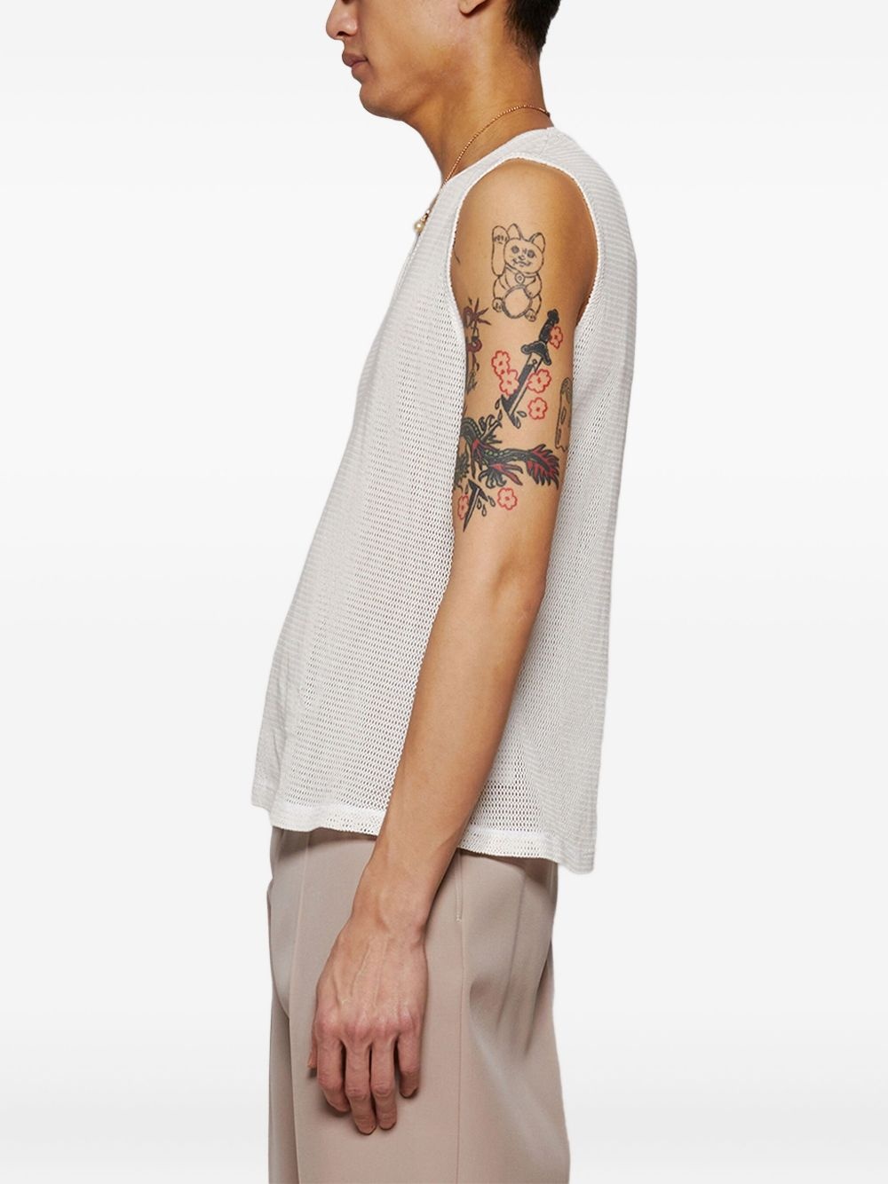 mesh tank top - 4