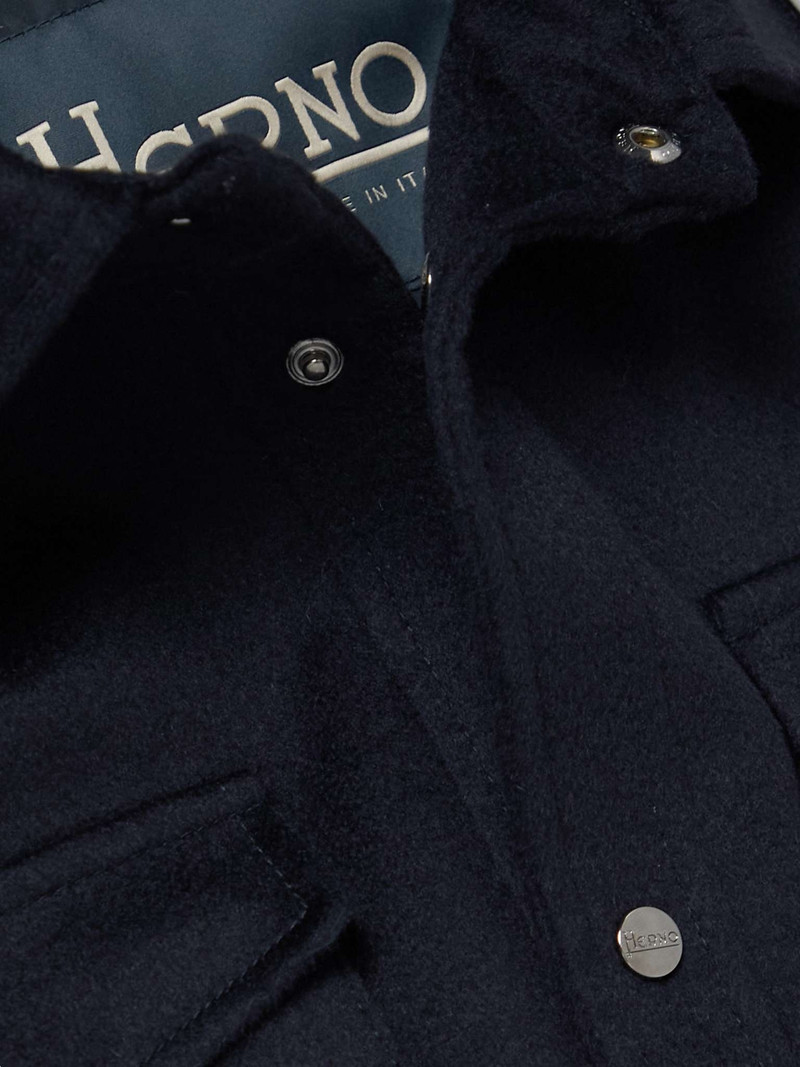 Wool and Cashmere-Blend Shirt Jacket 5