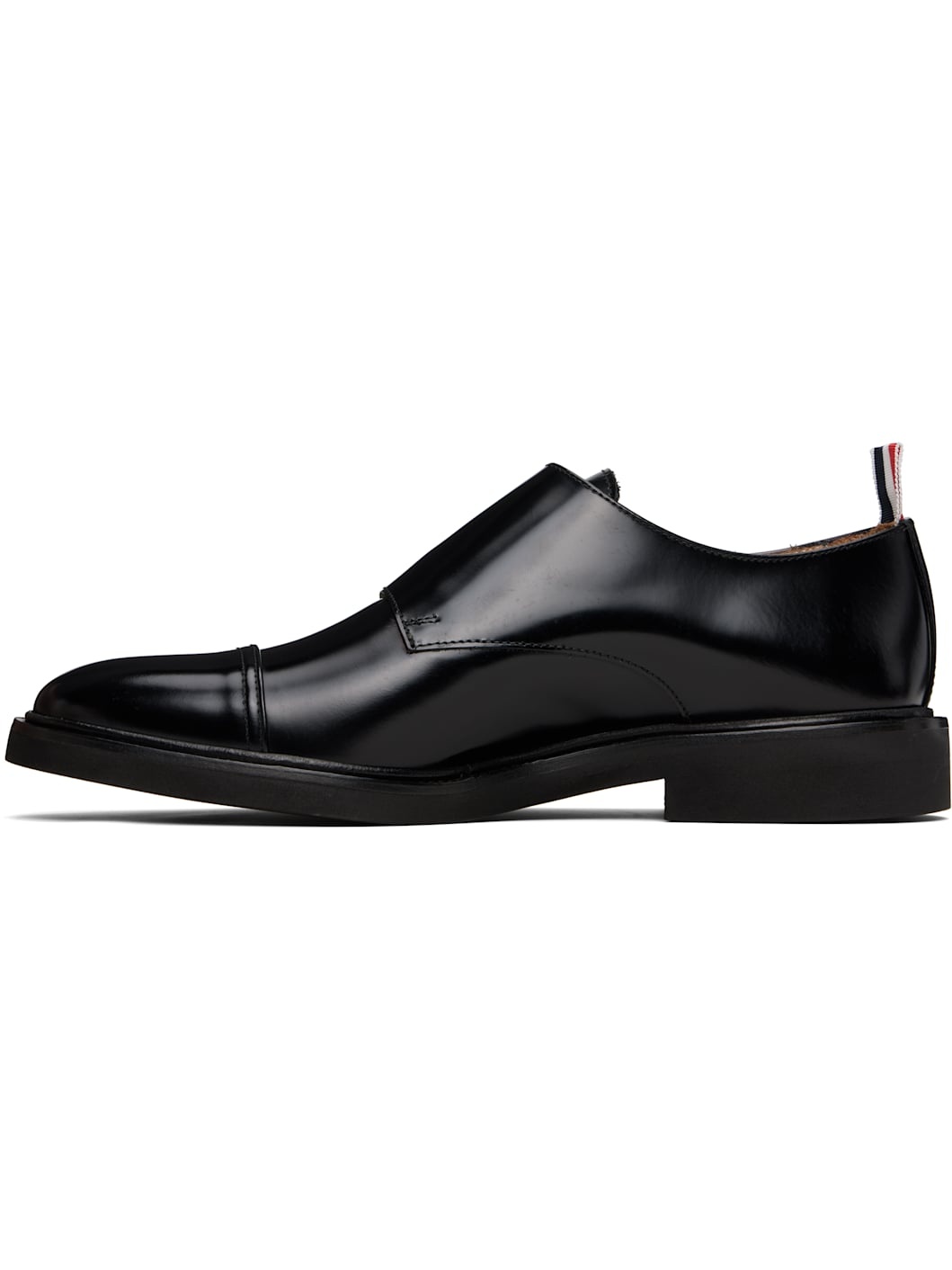 Black Soft Spazzolato Double Monkstraps - 3