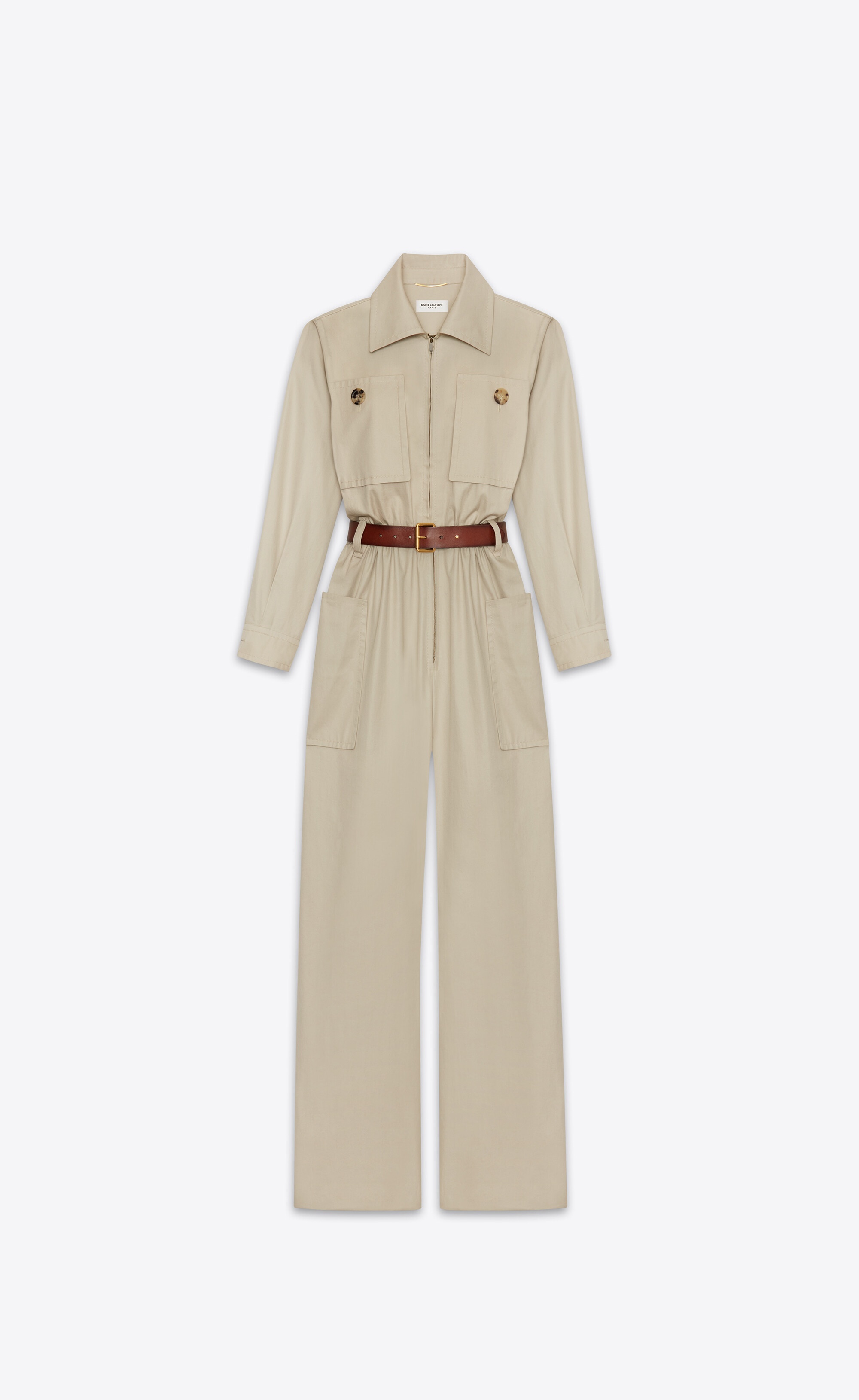 jumpsuit in cotton twill - 3