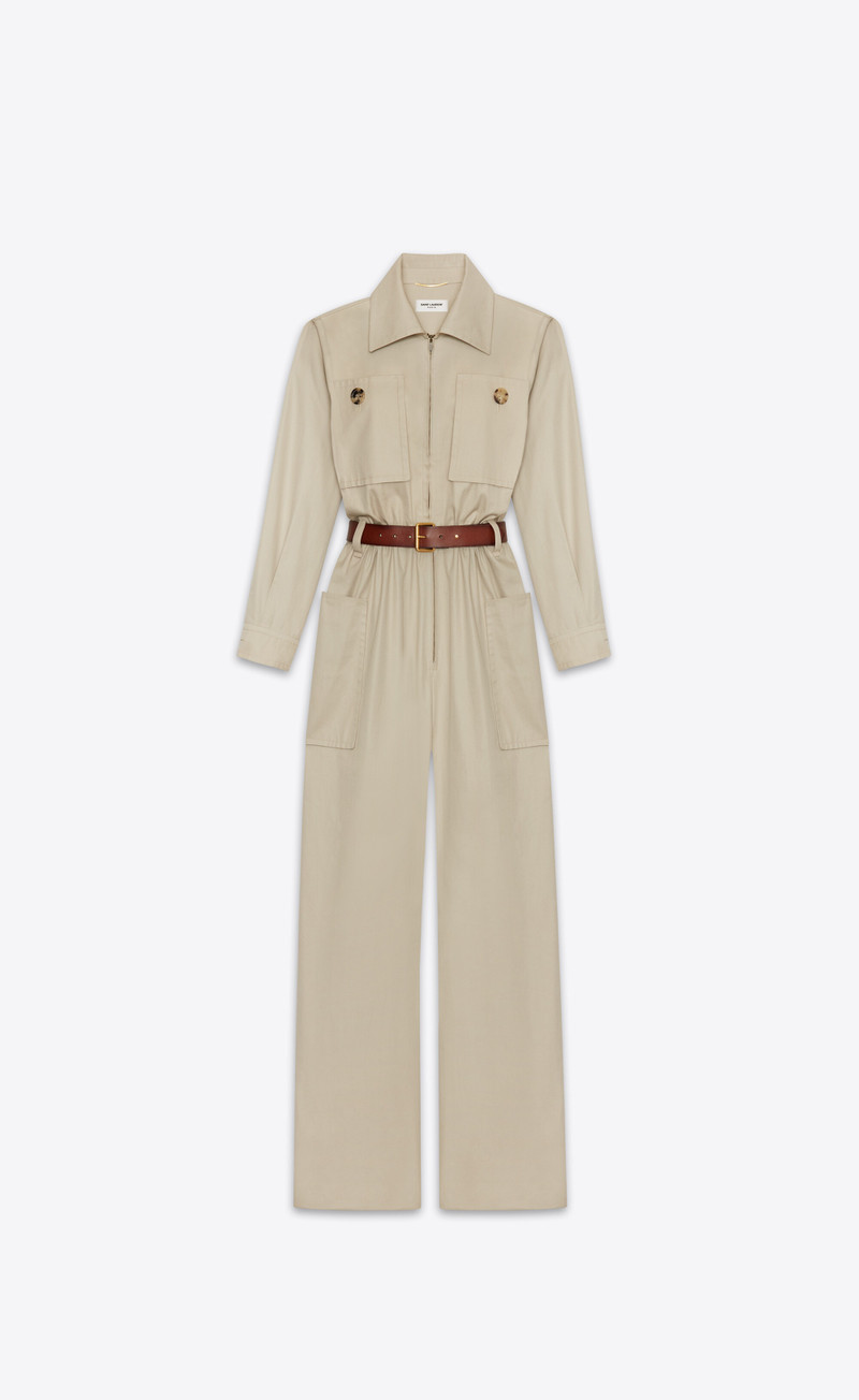 jumpsuit in cotton twill 3