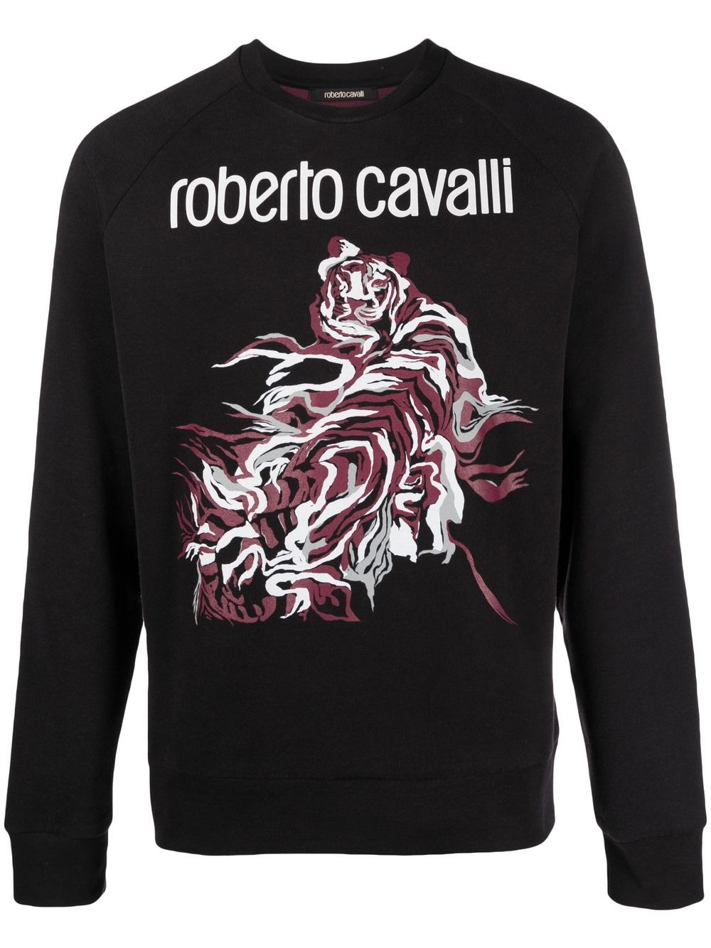 graphic-print crew neck sweatshirt - 1