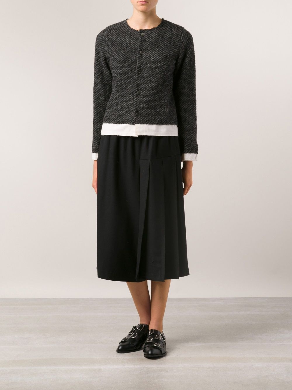 tweed cardigan jacket - 2