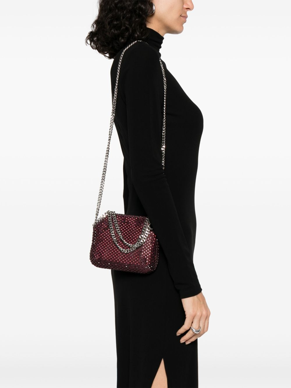 Stella Mccartney Women Falabella Crystal Mini Tote - 3