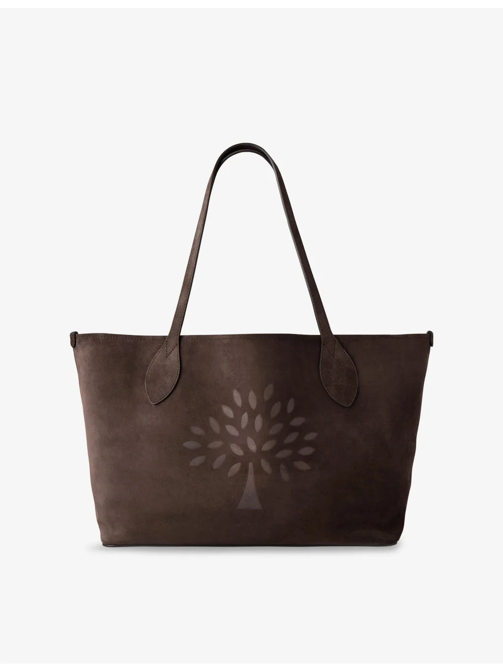 Small Tree Suede Tote Bag - 1